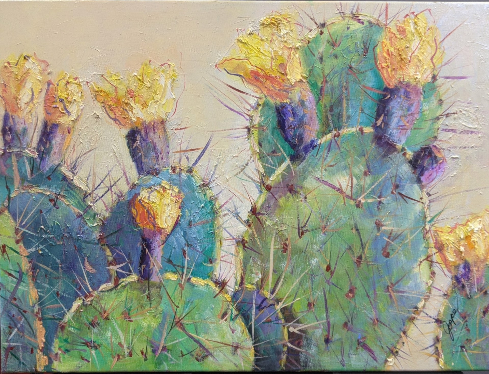 Cactus Buds 16371 by Joyce Dodd