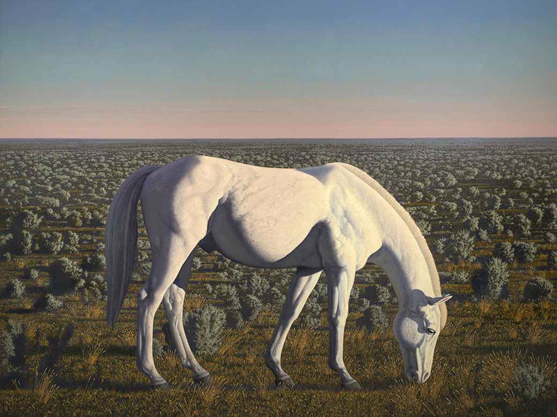Landscape with a Horse by David Ligare