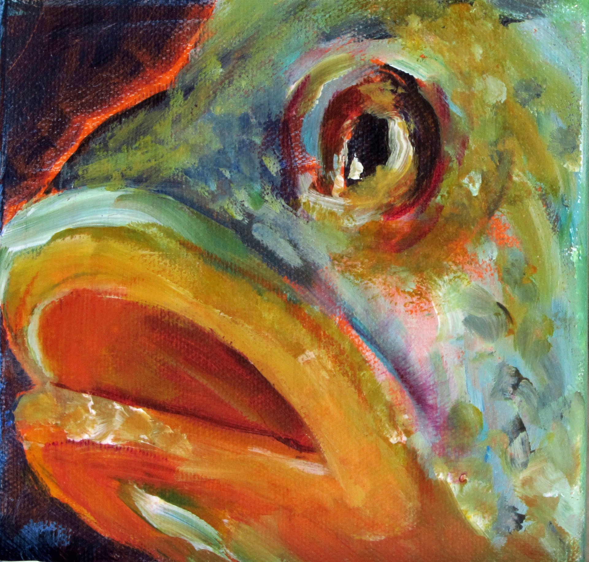 Orange Fish by Cindy Aune