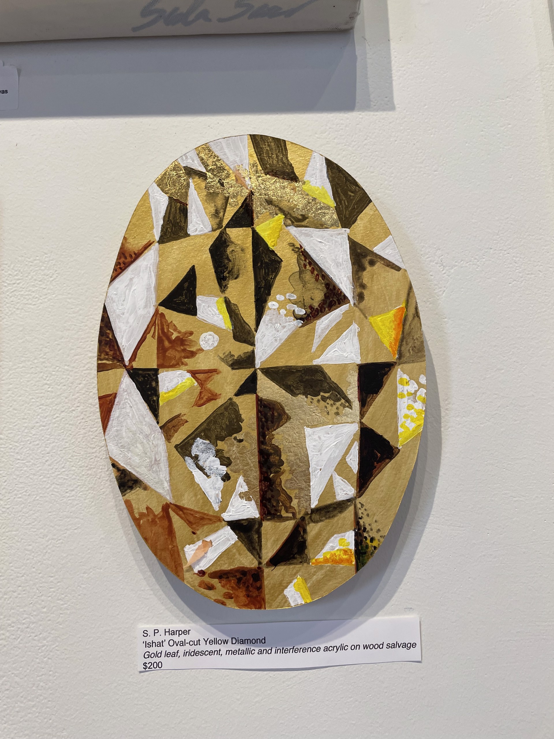 "IShat" Oval-cut Yellow Diamond by S.P Harper