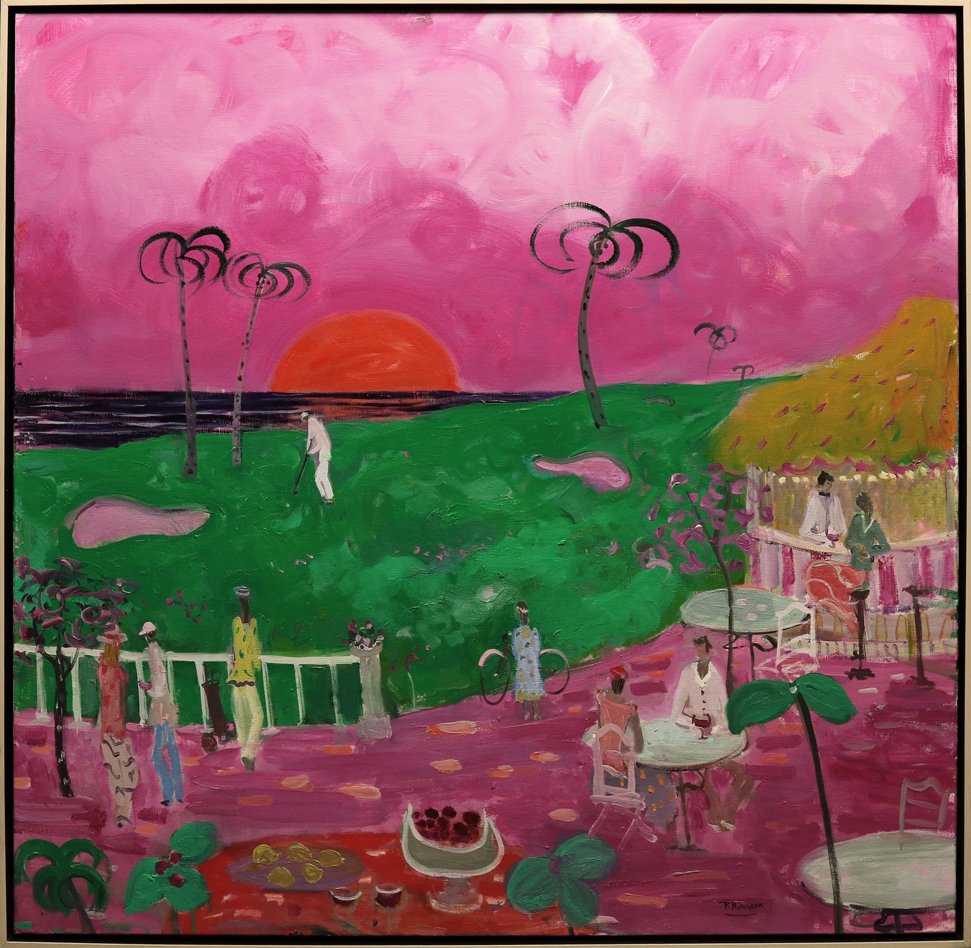 "Sunset on the Golf Course" by Paloma Hinojosa