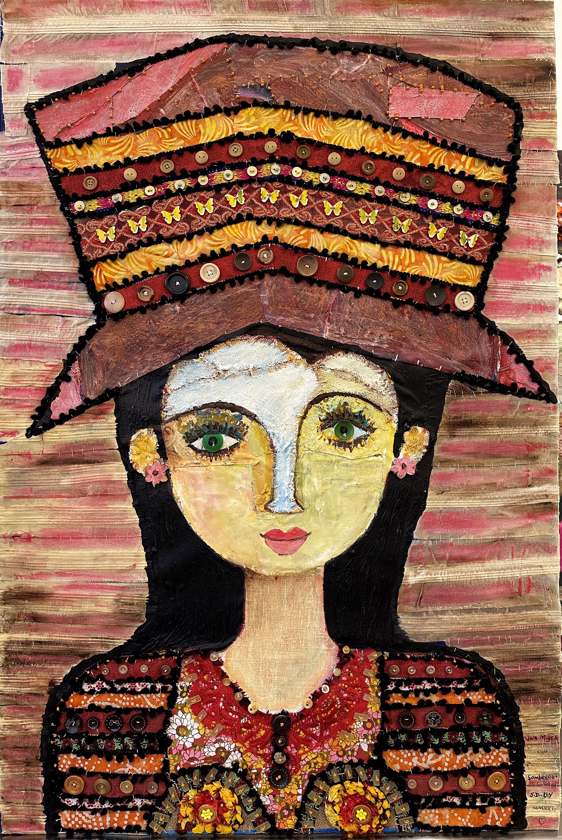 Una Mujer Con Sombrero by Sandra Dooley