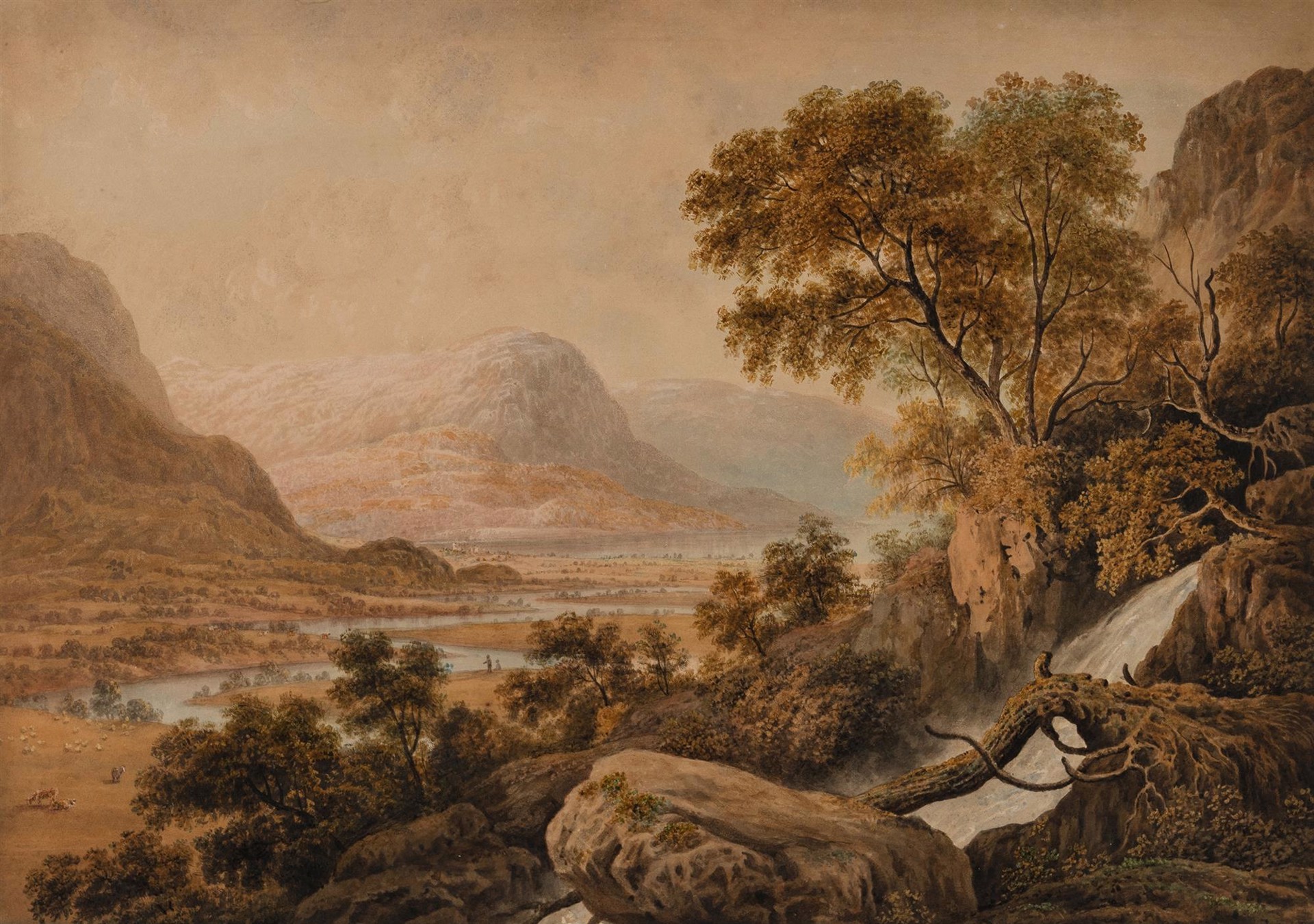 Ullswater from Gowbarrow Park by John Glover