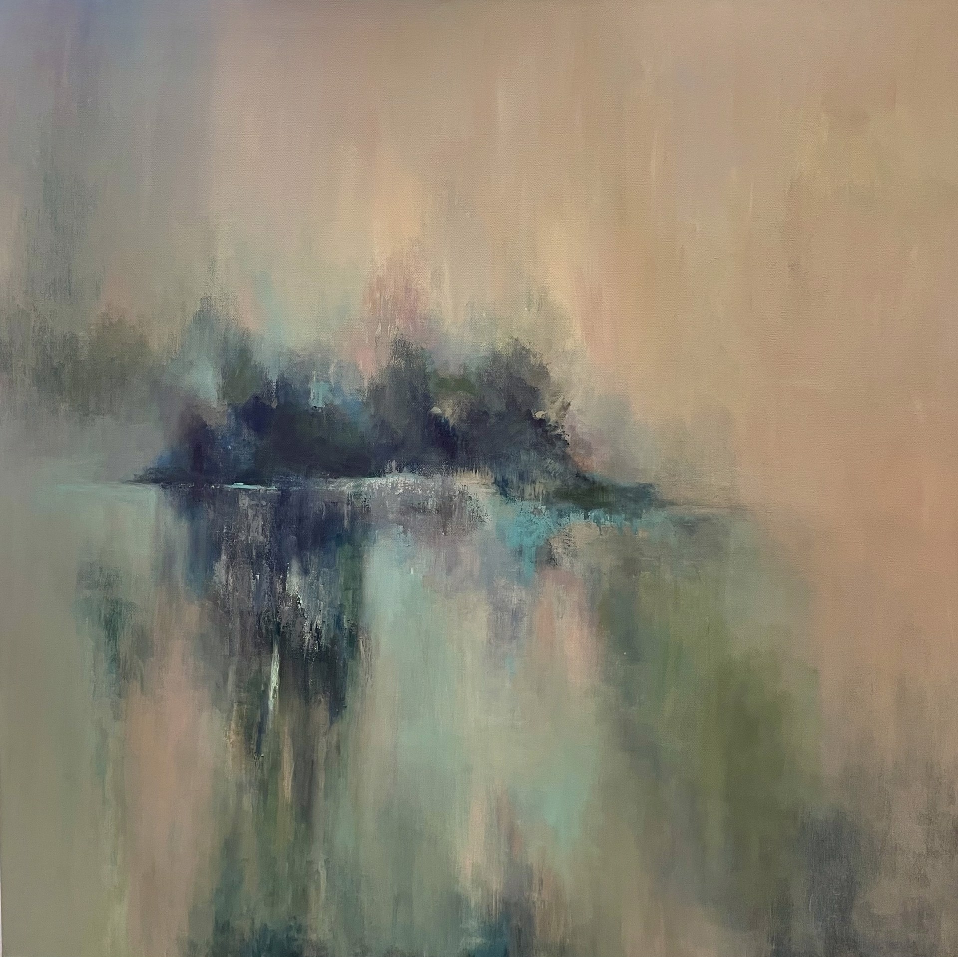 Bluish Reflexion on the Lake by Maryam Askaran