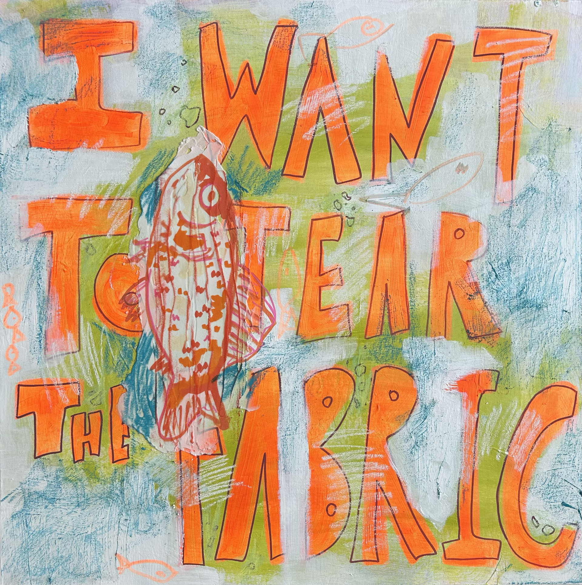 I Want to Tear the Fabric by Maya Pegues