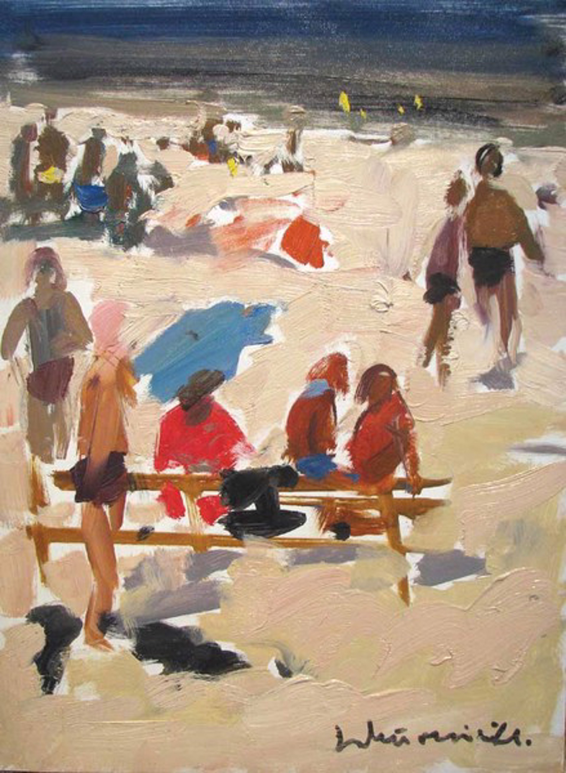 Day At The Beach by Laimodot Murniek