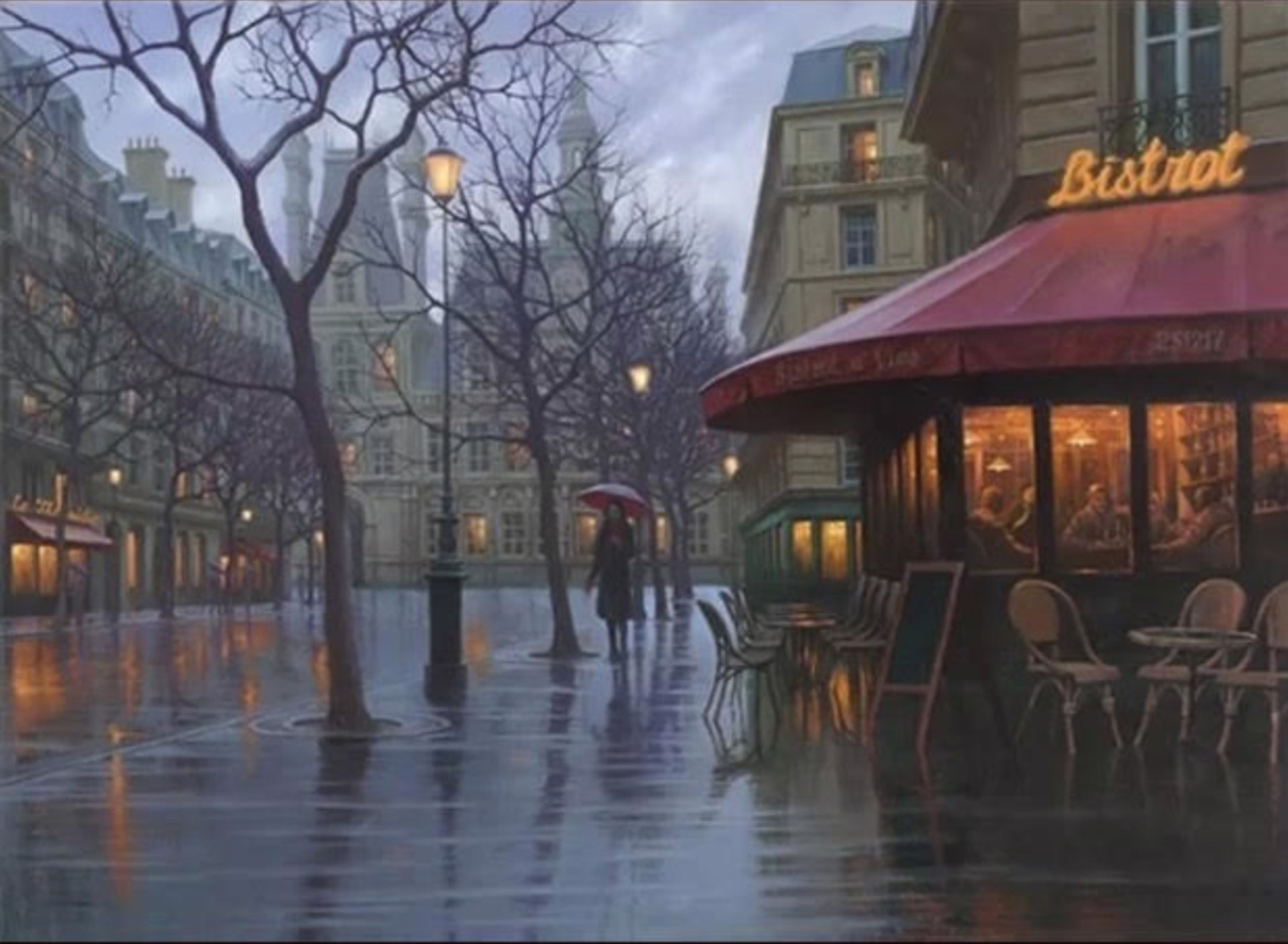 Rainy Day Paris by Alexei Butirskiy