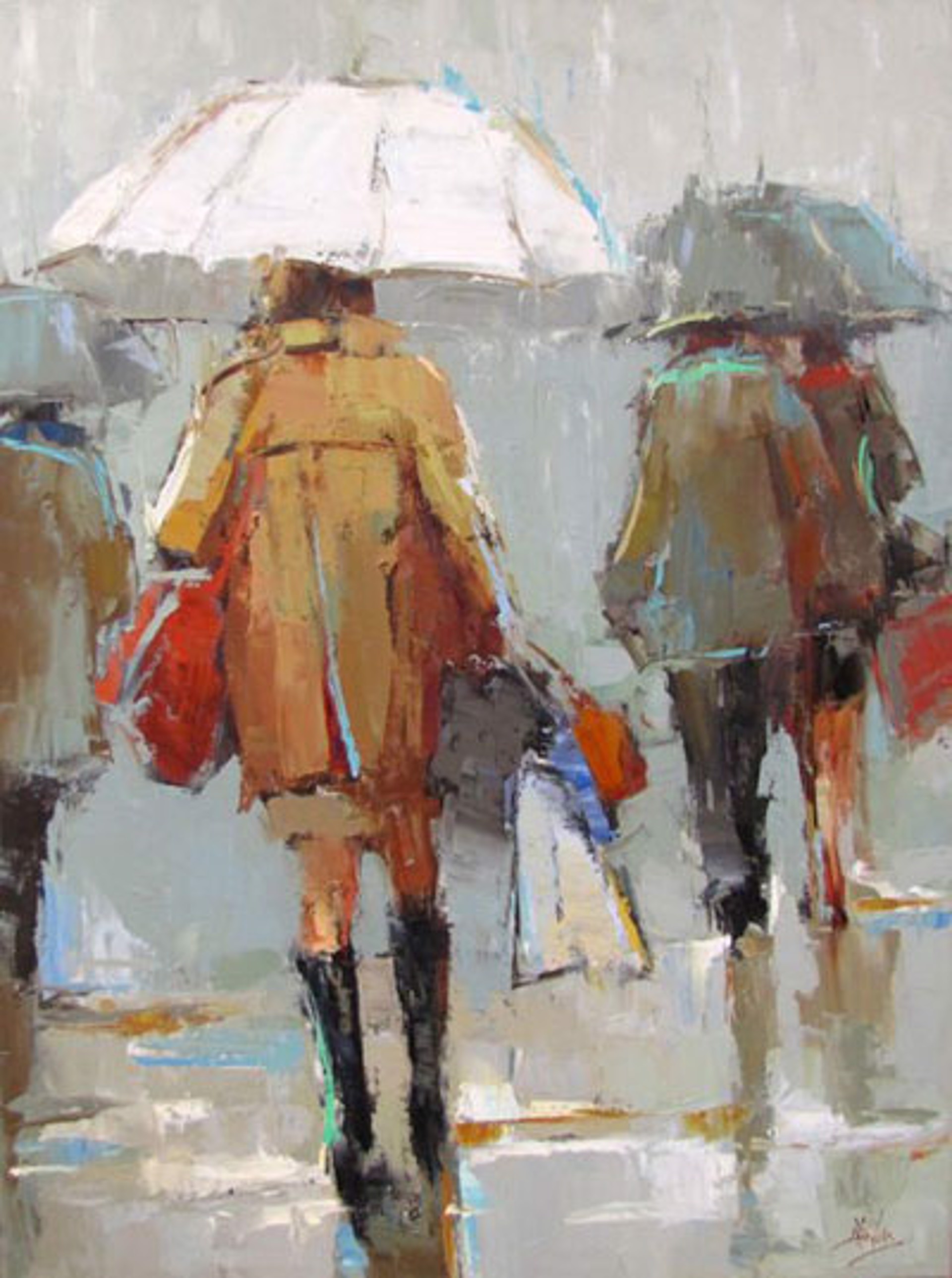 Under the White Umbrella by Barbara Flowers