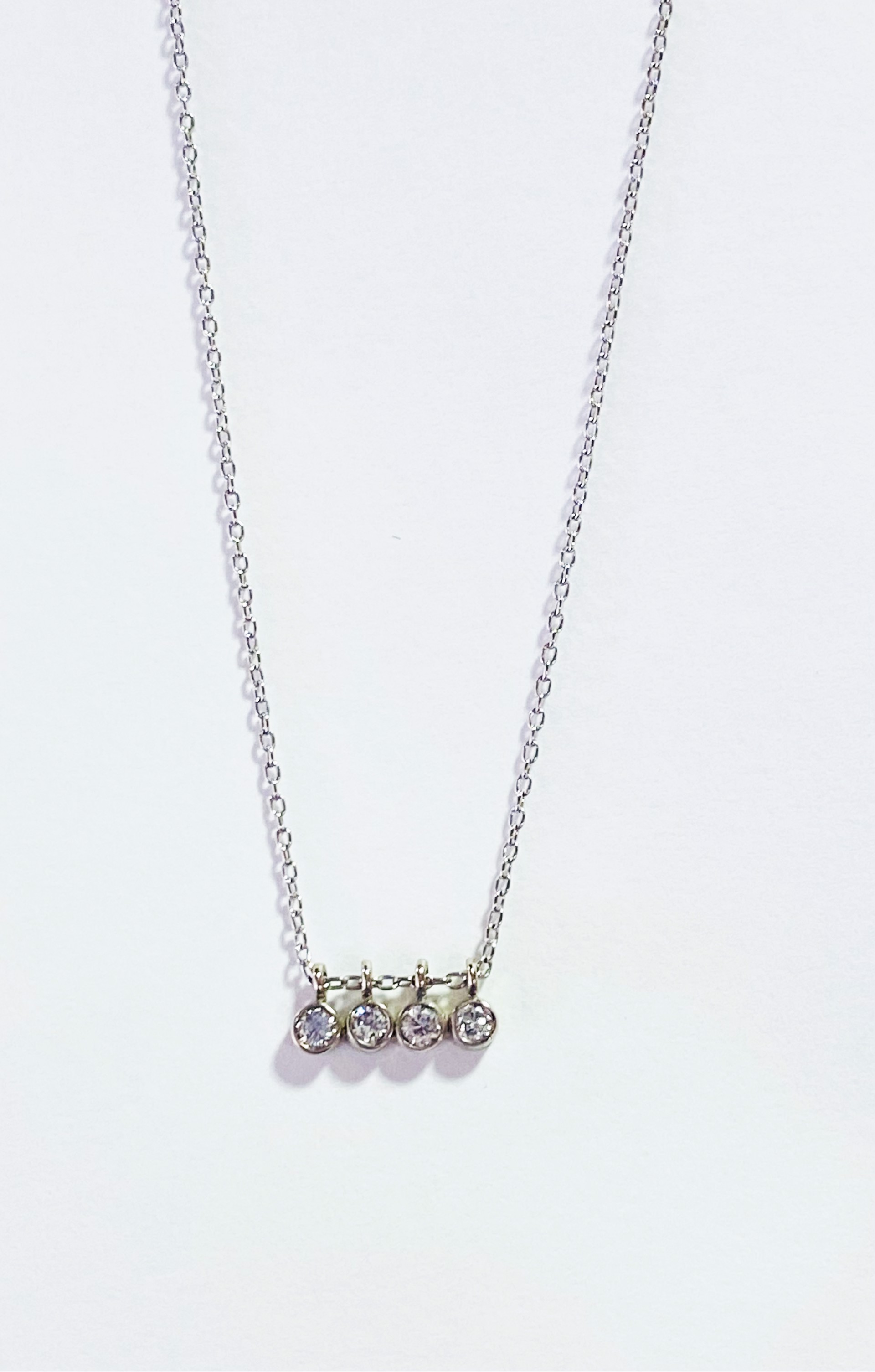 Petite Diamond Necklace by D'ETTE DELFORGE
