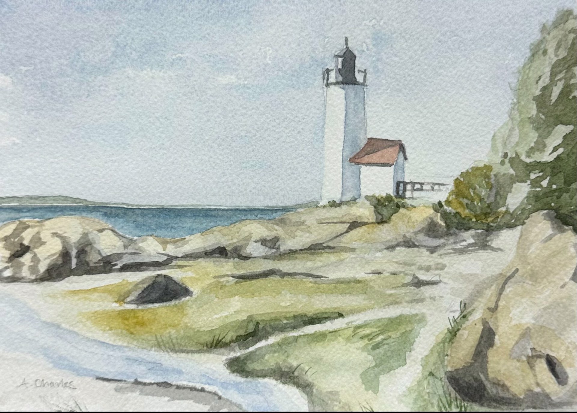 Annisquam Light by Allison Charles