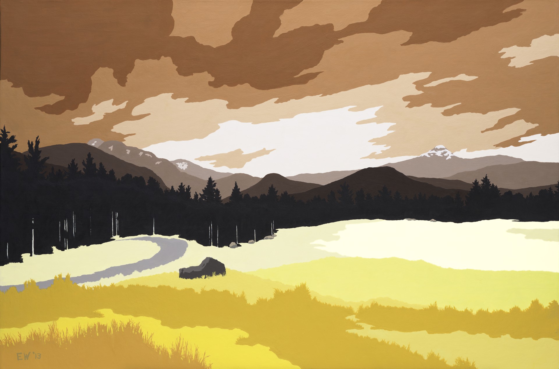 Fall Meadow by Ed Wintner