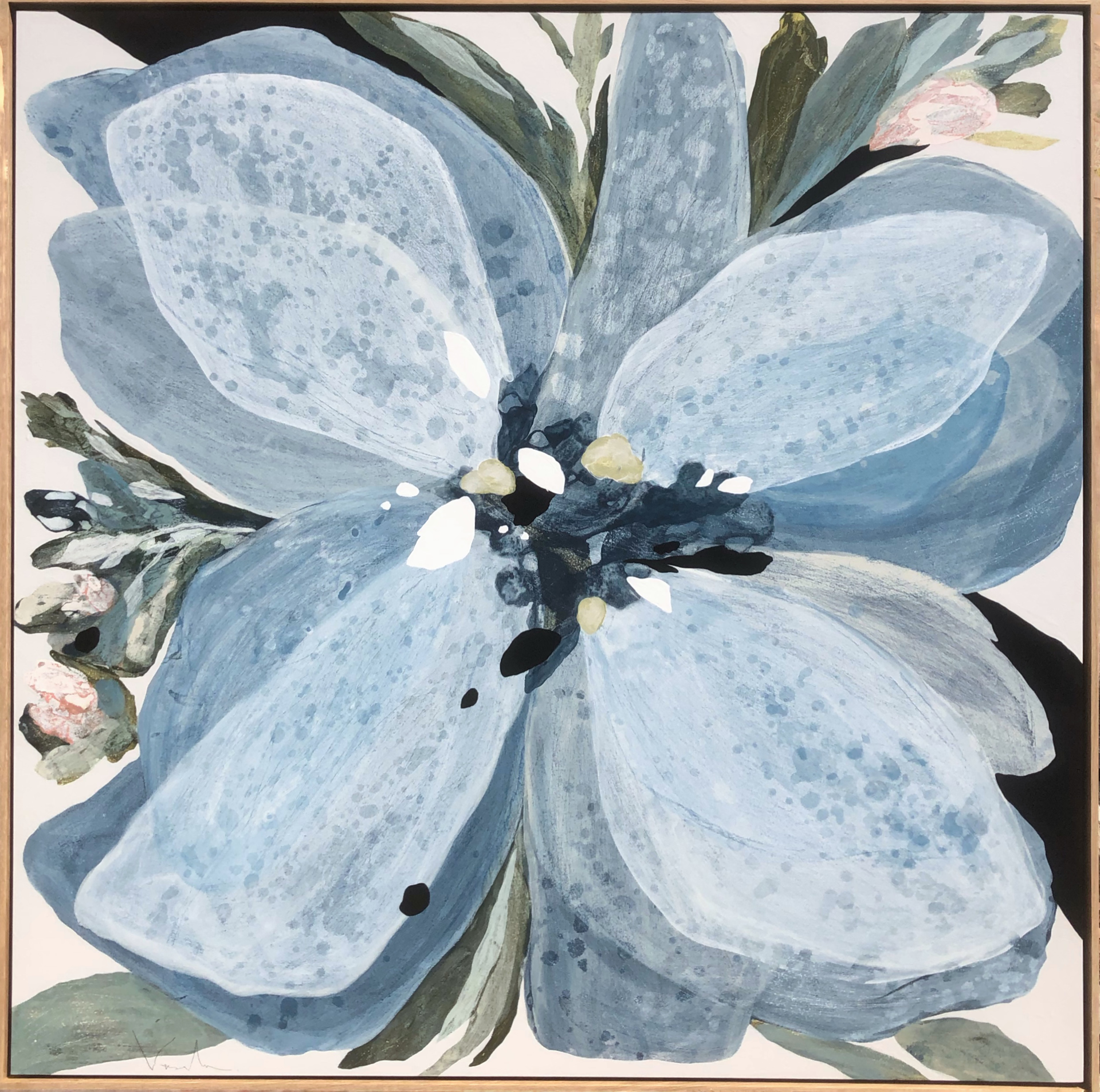 Bloom in Blue by Vesela Baker