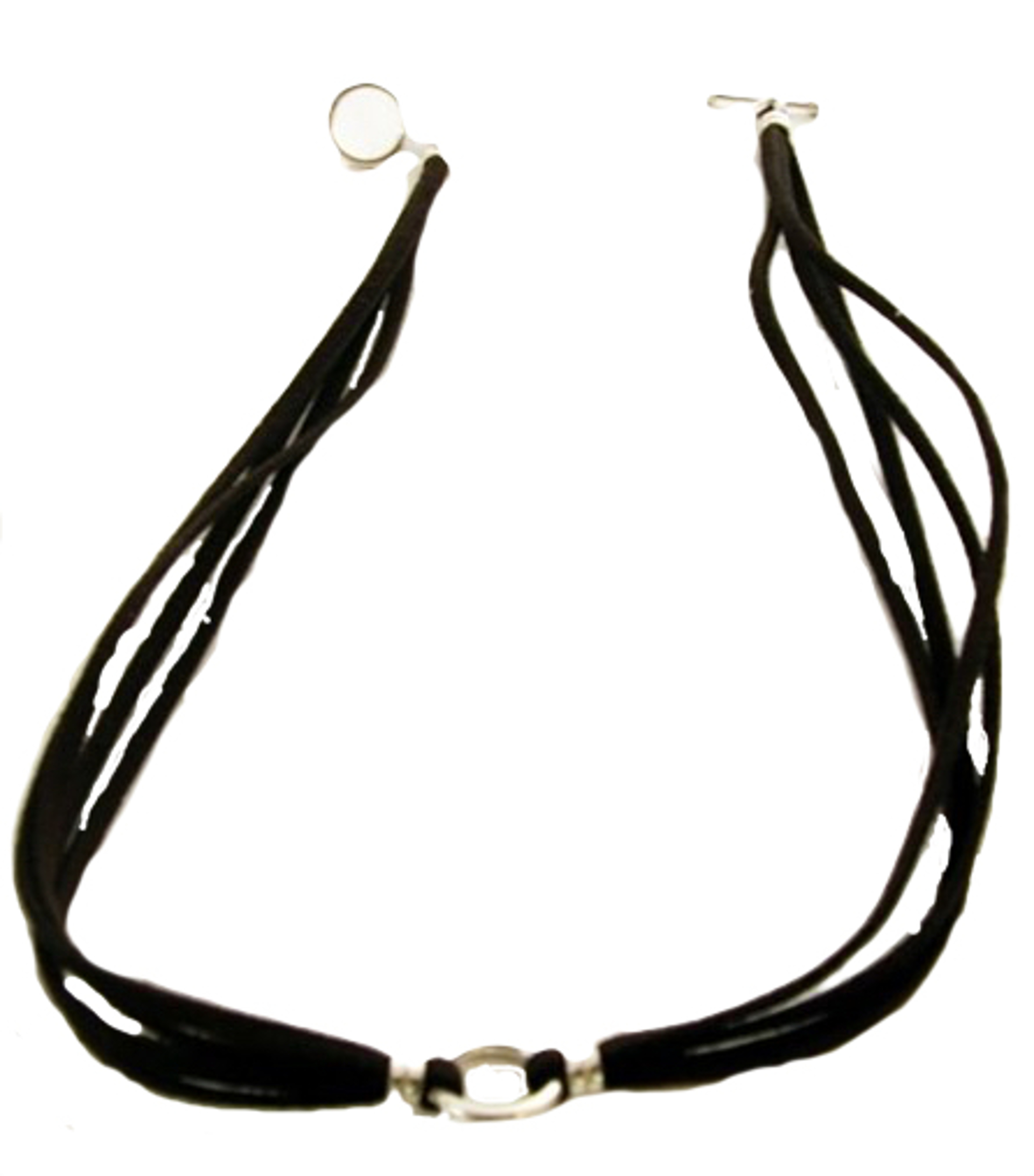 Necklace - 16" Brown Leather with Sterling Silver by Indigo Desert Ranch - Jewelry