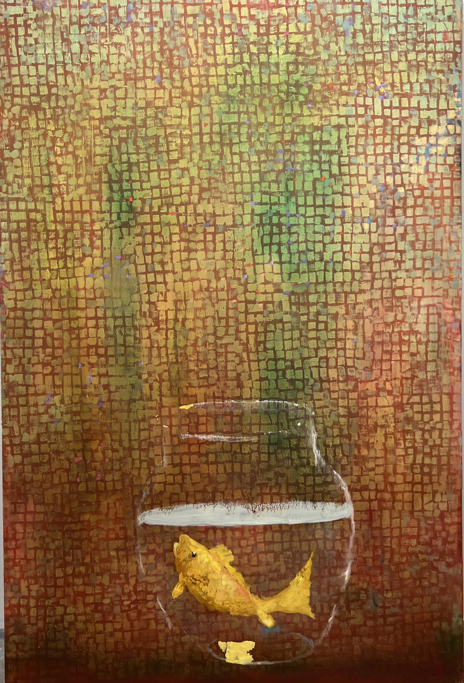 Golden Fish in a Bowl by Greg Decker