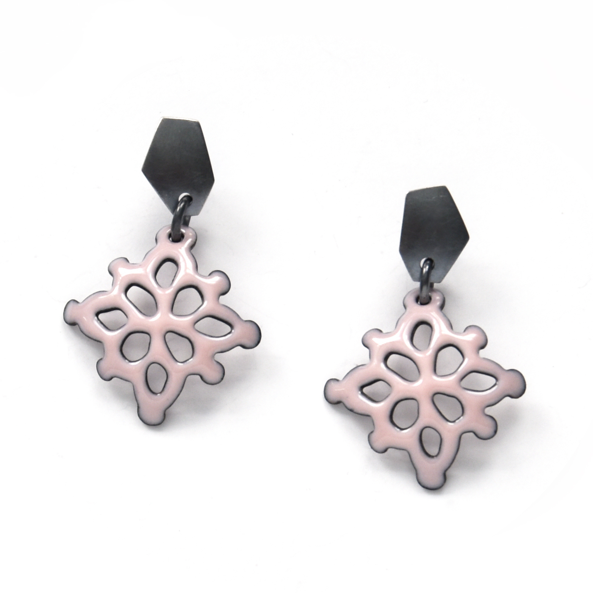 Square Structure Earrings by Joanna Nealey