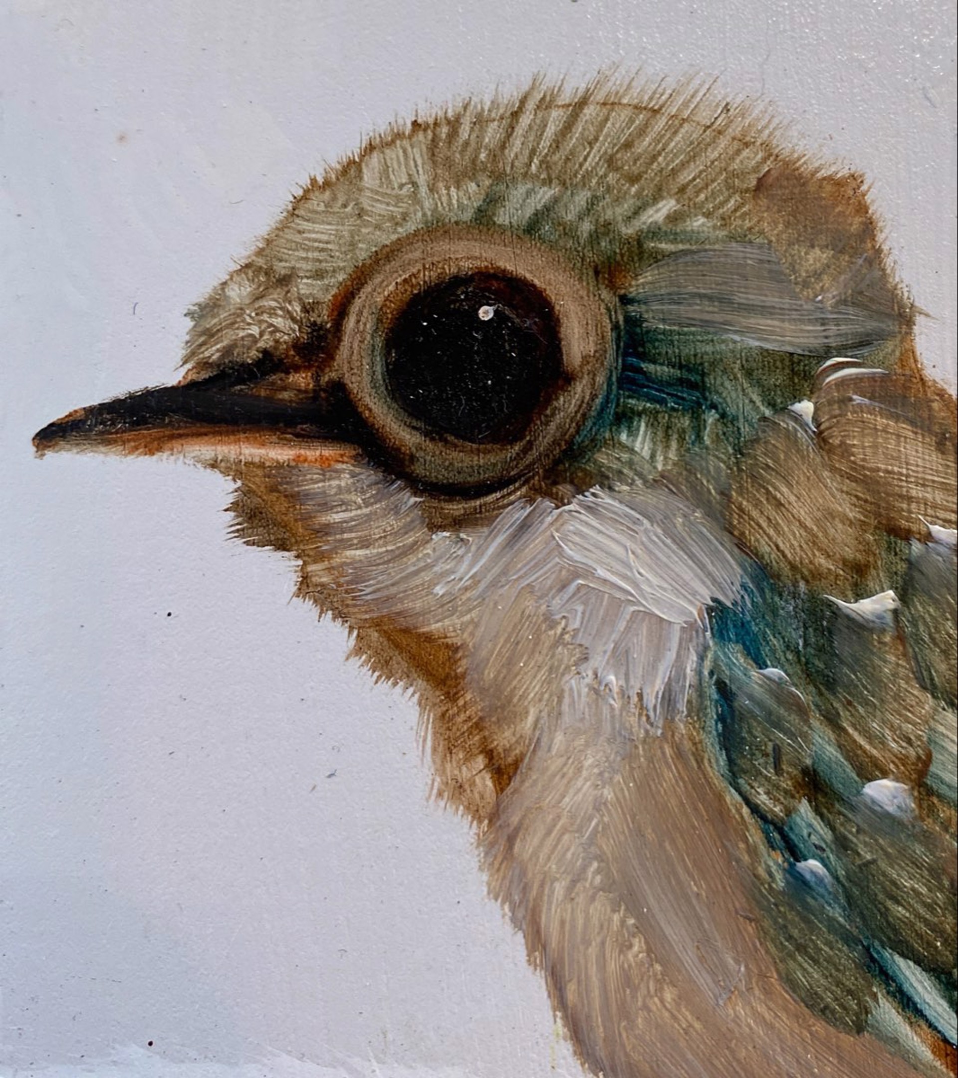 Bird Block (white neck) by Diane Kilgore Condon