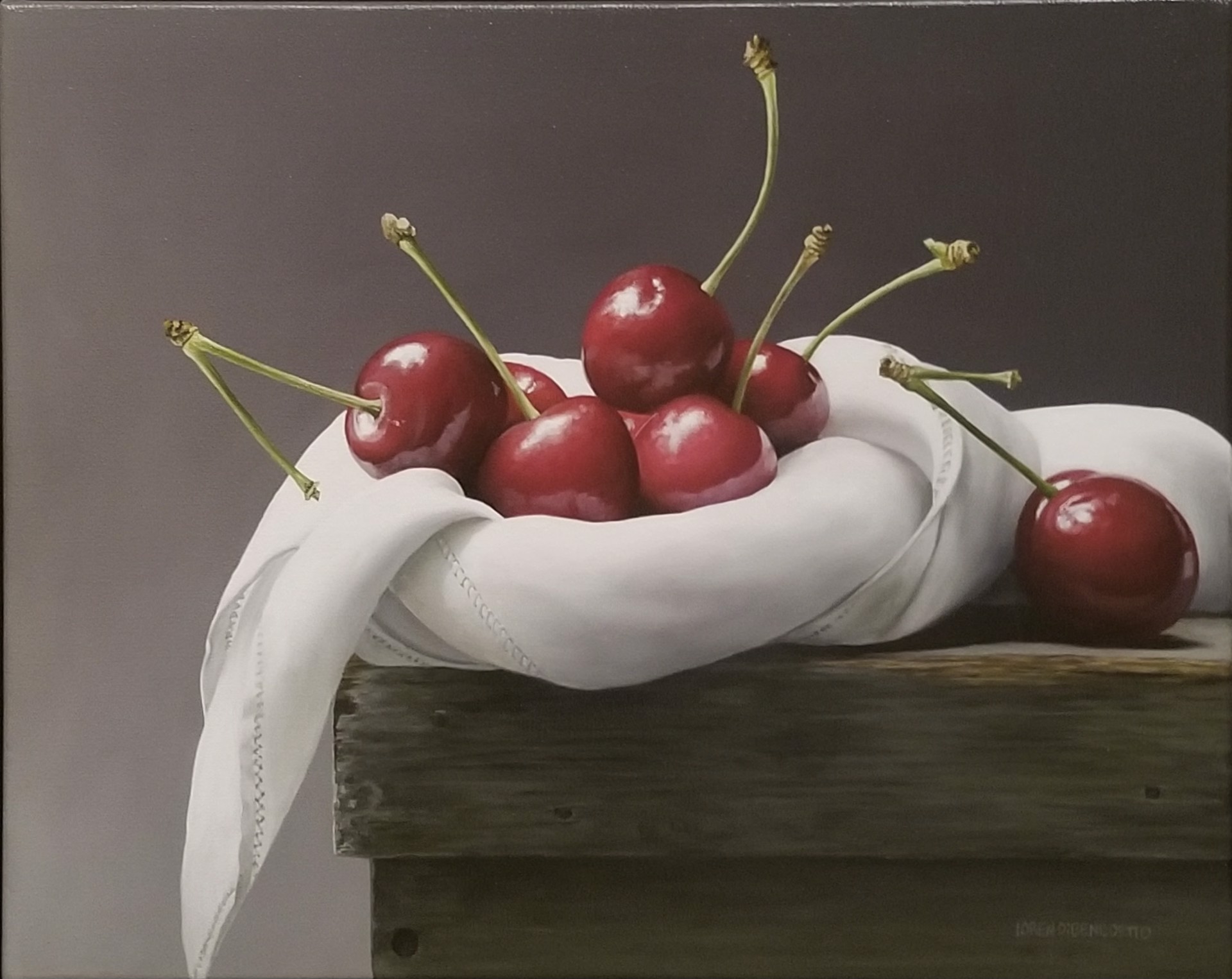 Cherries in Cloth by Loren DiBenedetto, OPA