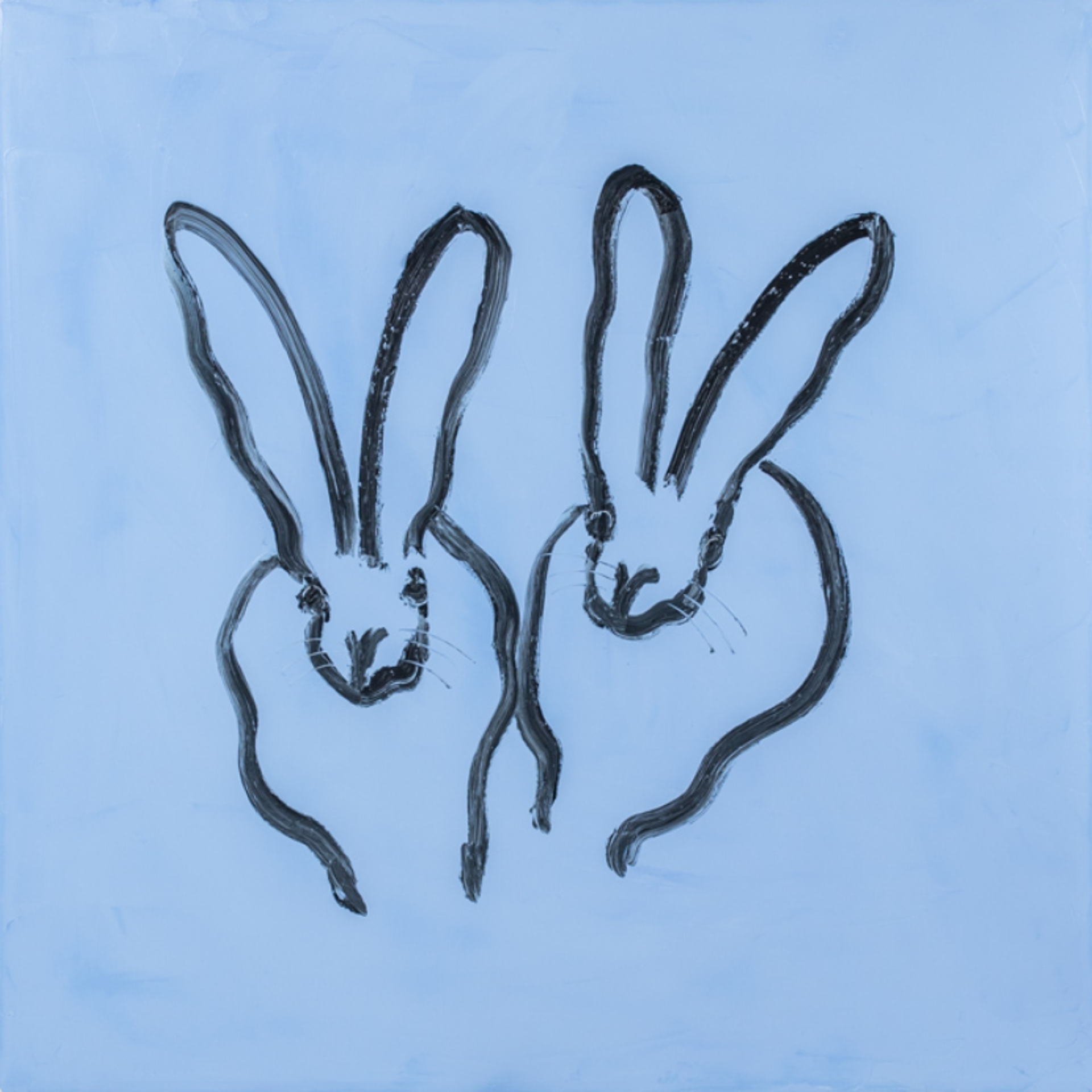 Double Bunny by Hunt Slonem