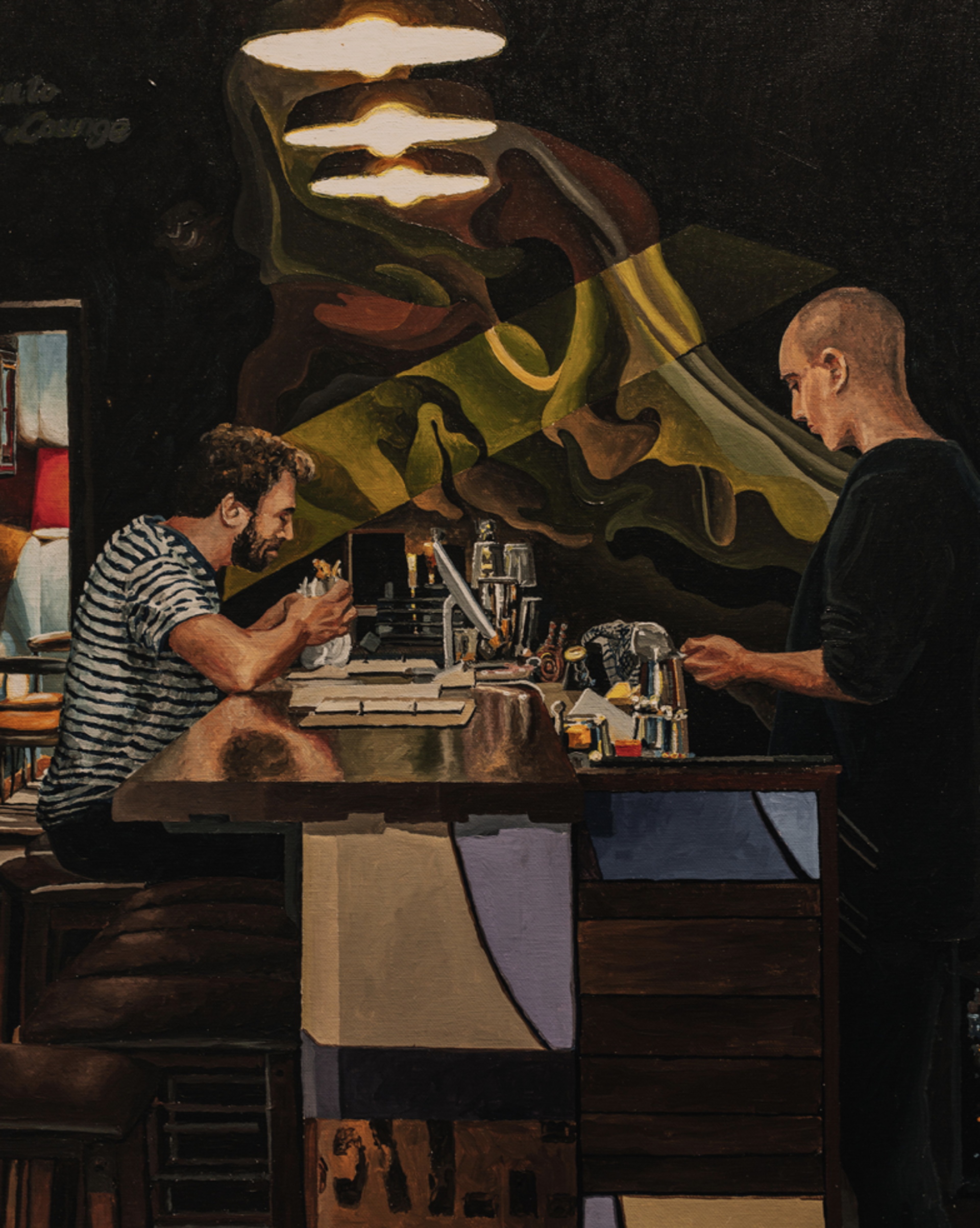 The Whiskey Bar by Donald Keys