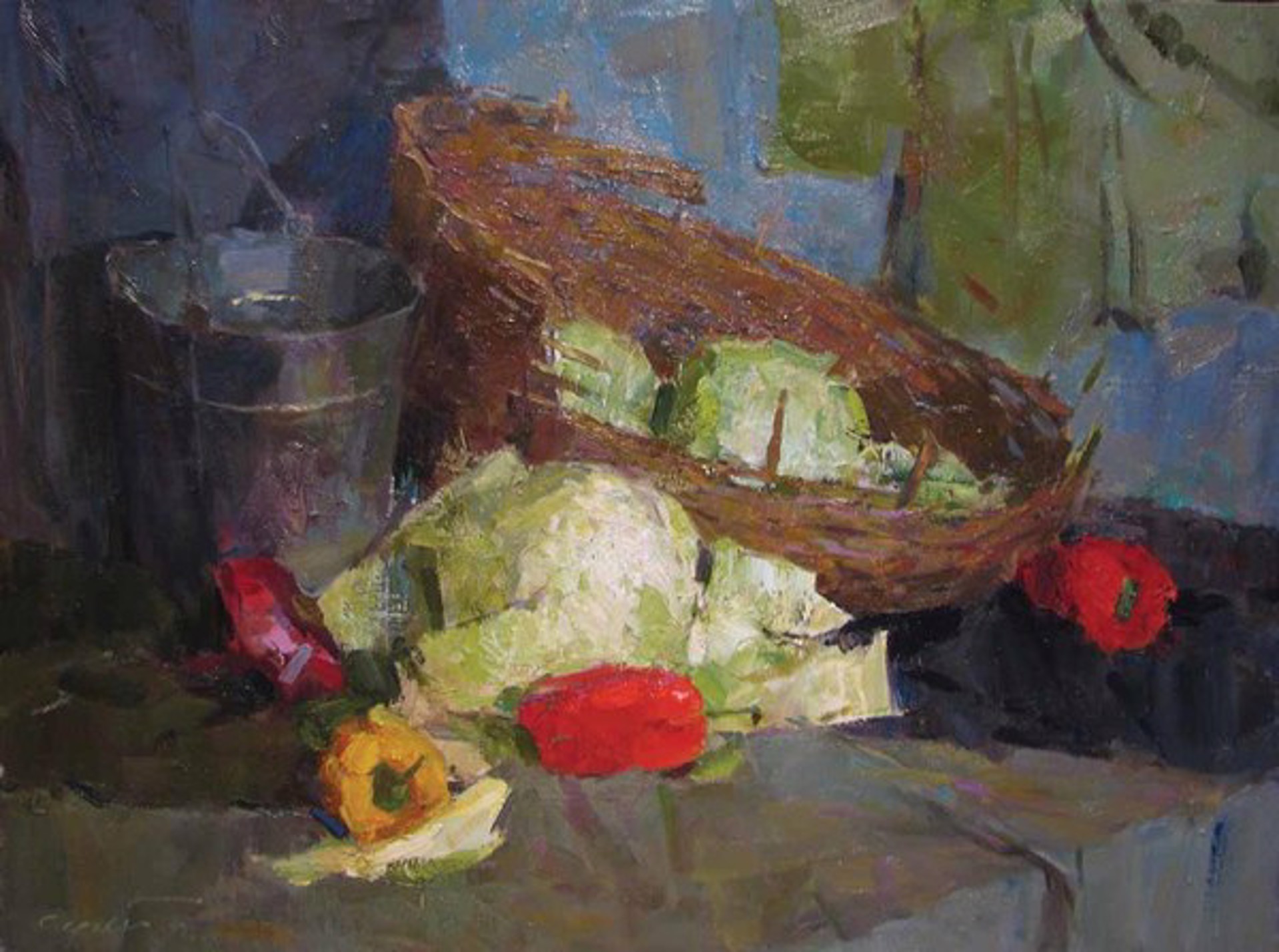 Still Life With Cabbage by Sergei Kovalenko