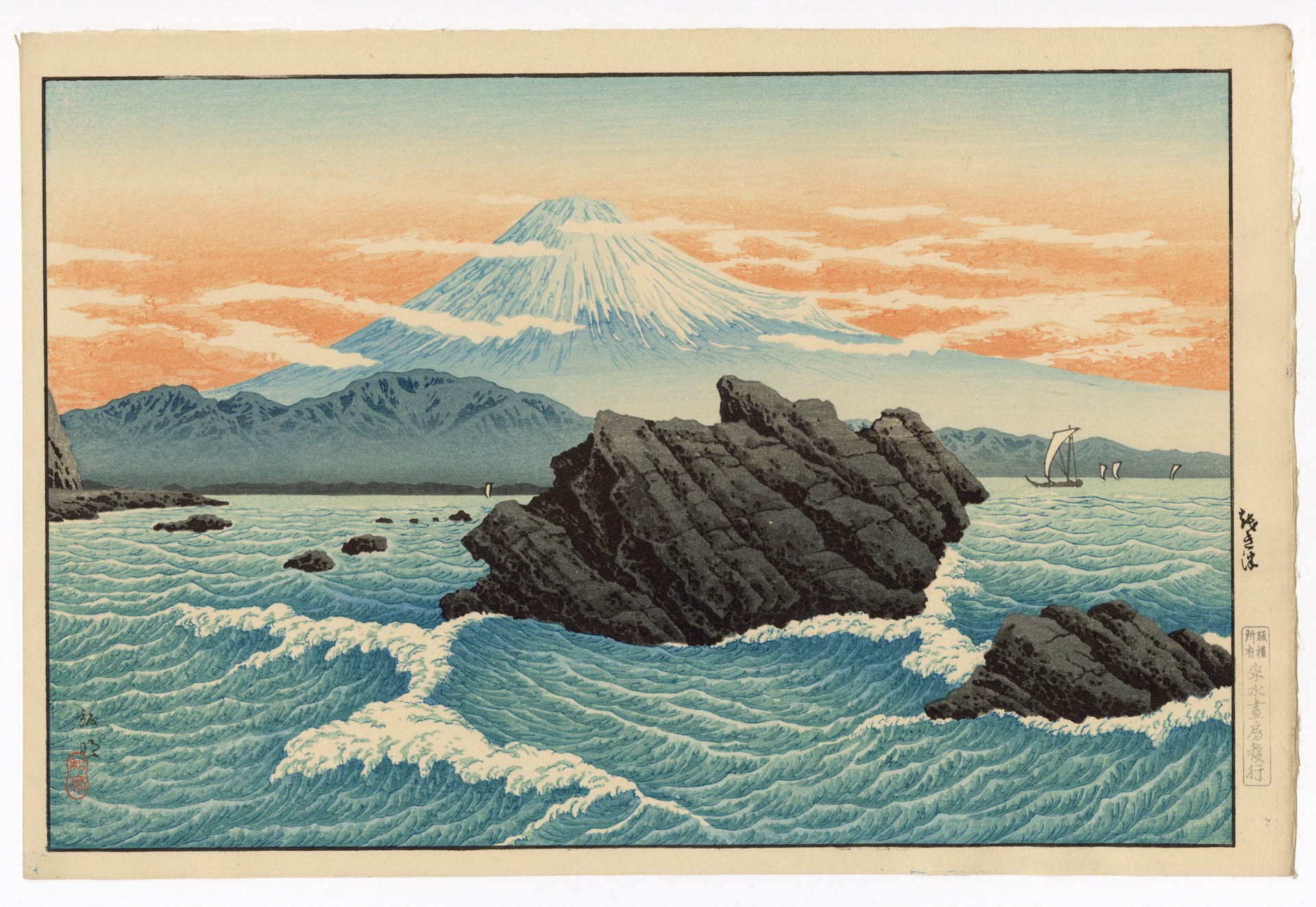 Okitsu Mt. Fuji in the Four Seasons by Takahashi Hiroaki