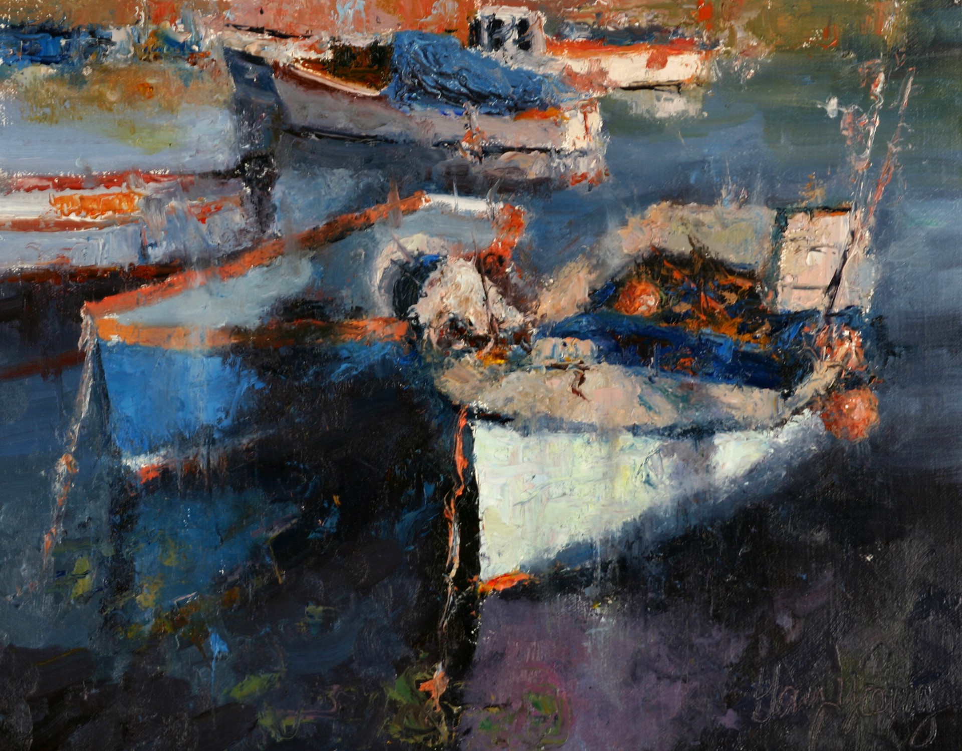 Mevagissey Harbor Study by Gary J. Young
