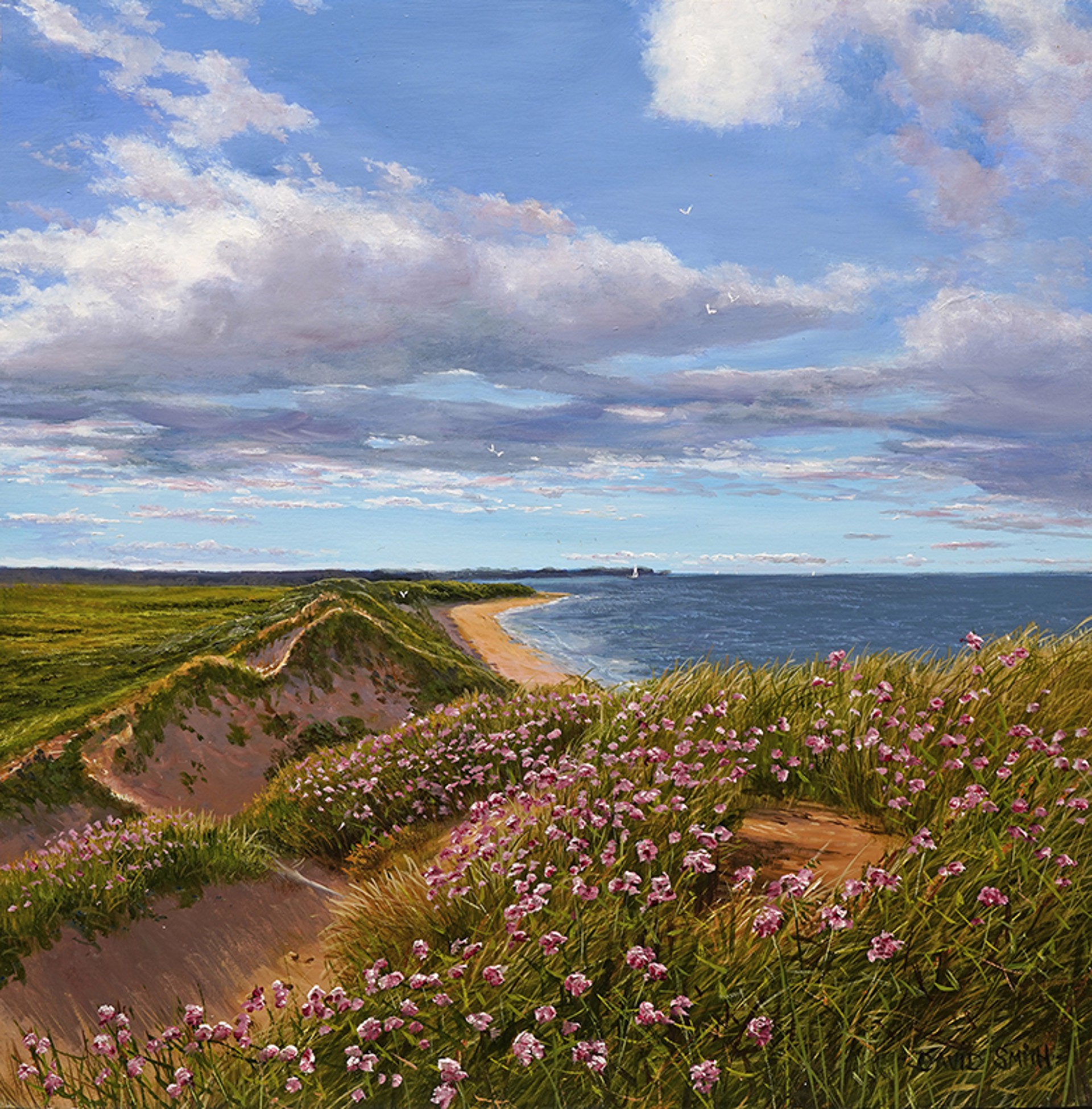 Floral Coastline by David Smith