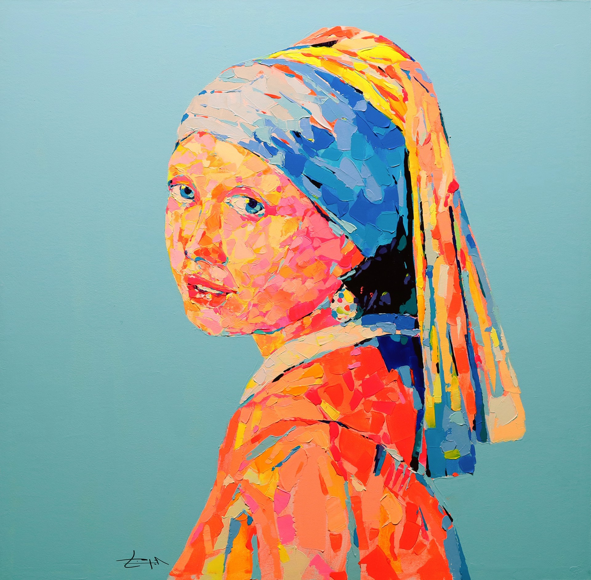 Girl with the Pearl Earring by Federico López Córcoles