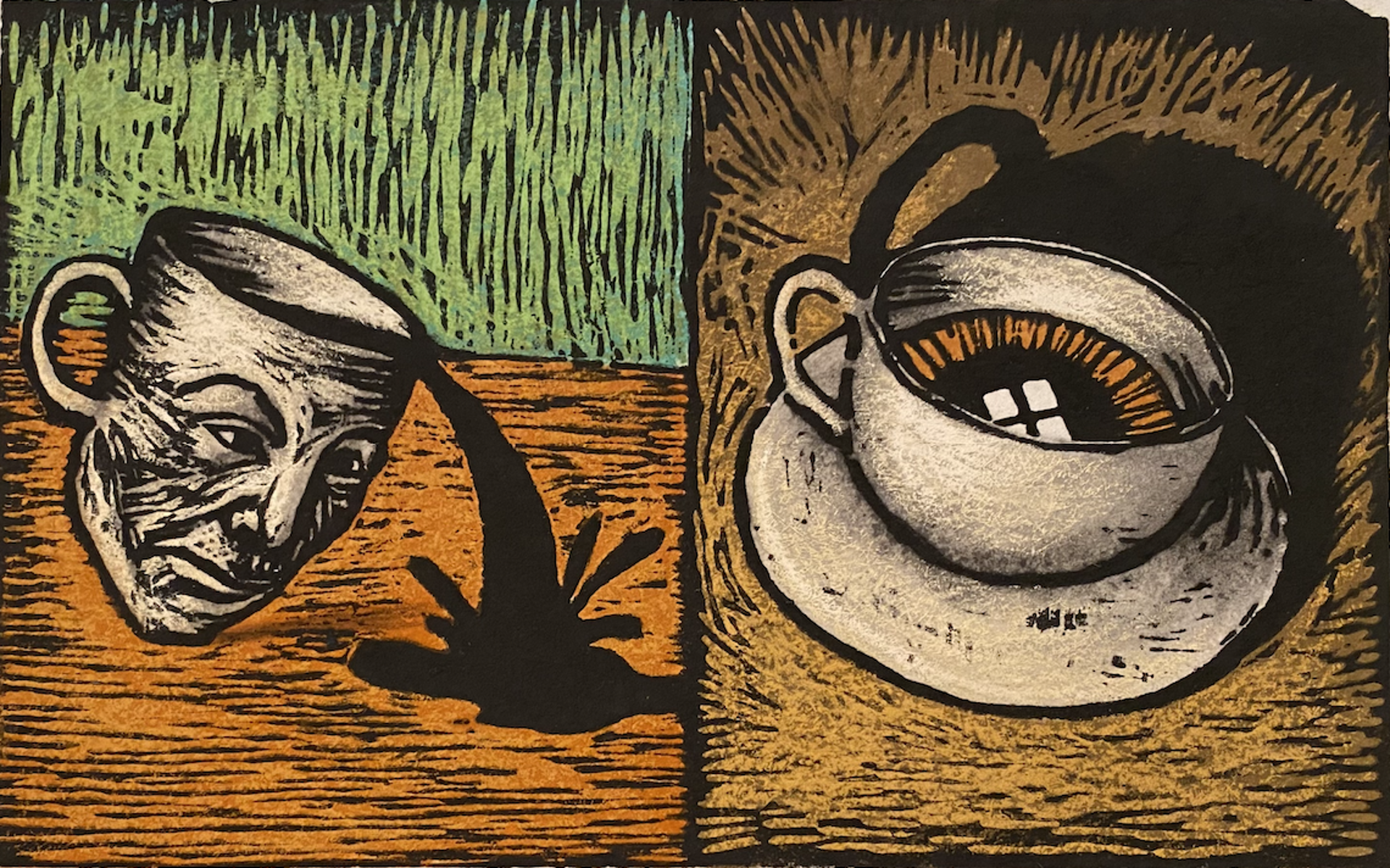 Coffee Mug/Eye Cup (18/24) by Jeff Donovan