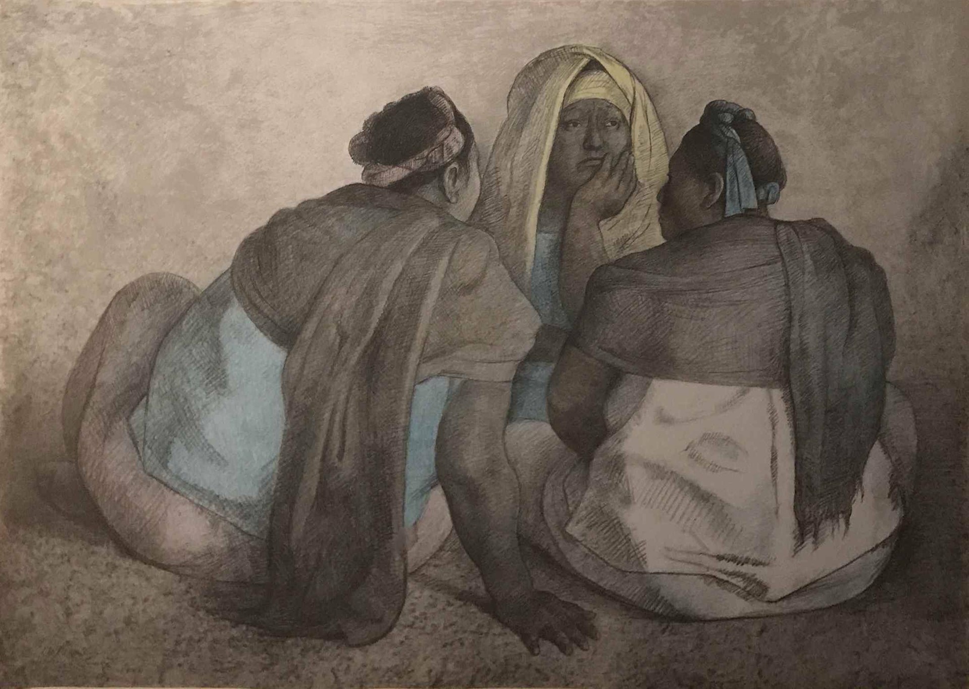 Grupo de mujeres (Ed. 12/100) by Francisco Zúñiga