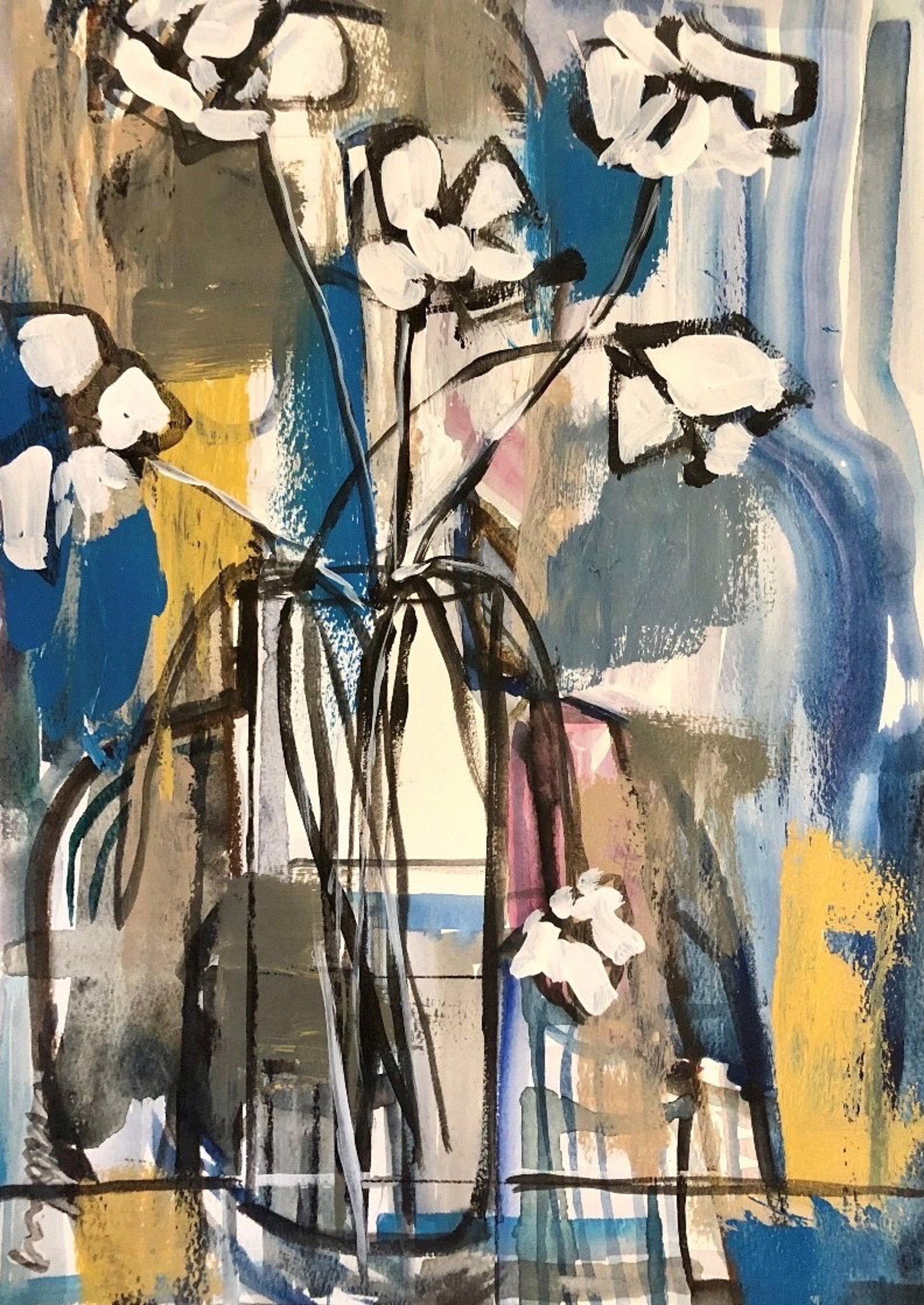 Her Flowers in a Vase by Craig Greene