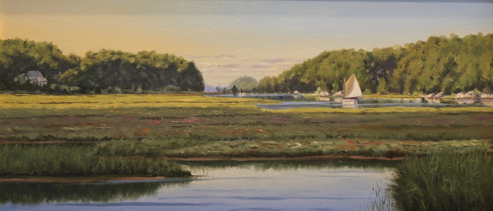 Light Across the Marsh, Cohasset, MA by Sergio Roffo
