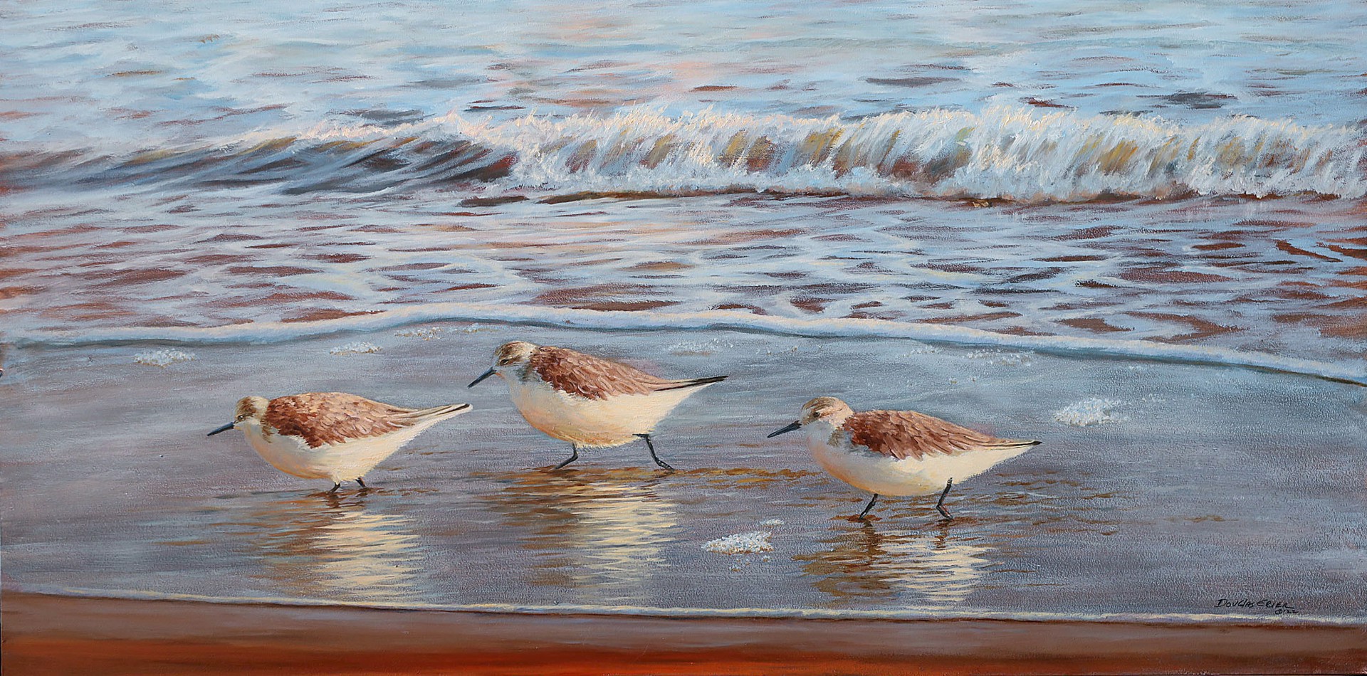Beach Trio by Douglas Grier -- Giclee Prints