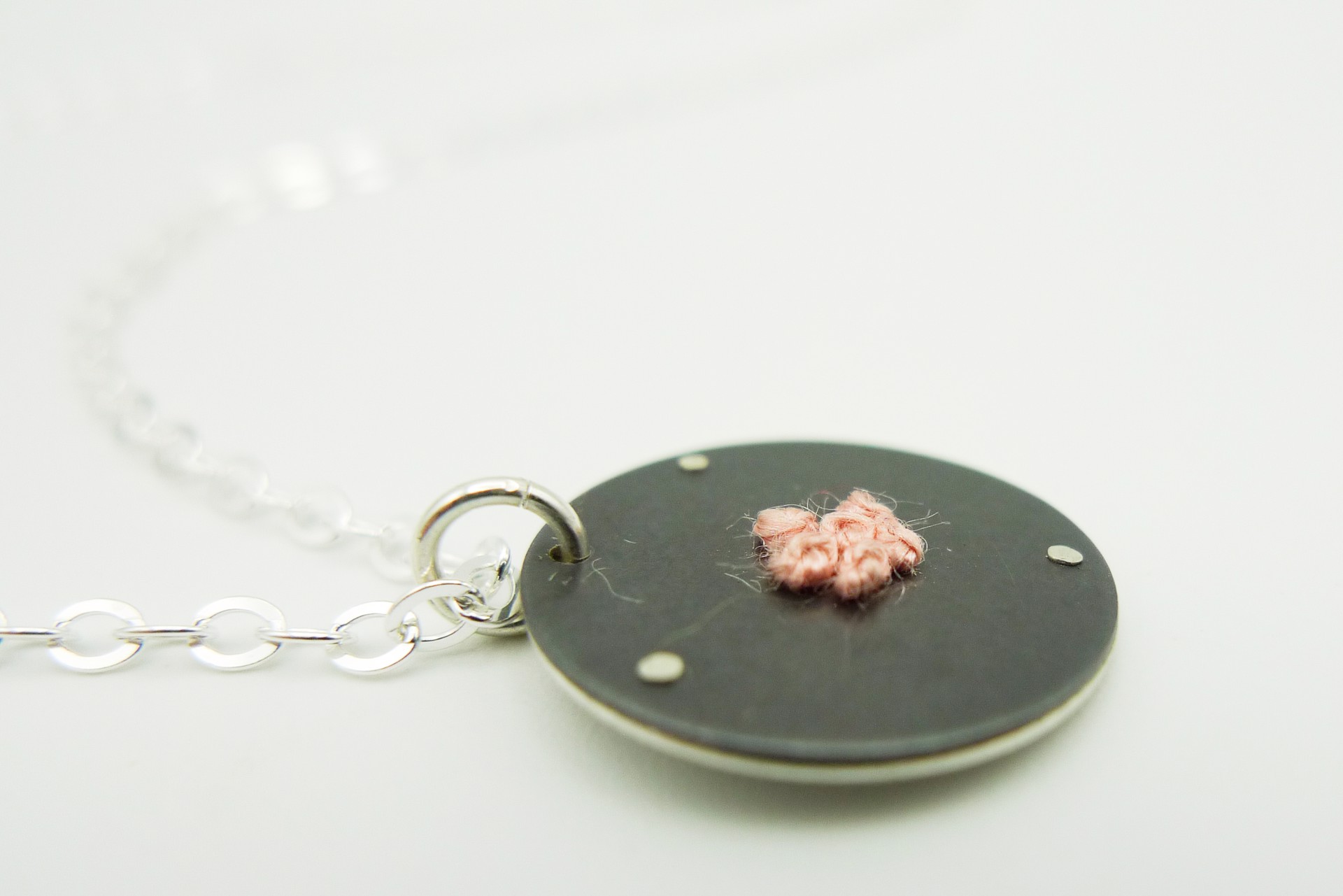 Pale Pink Necklace by Erica Schlueter