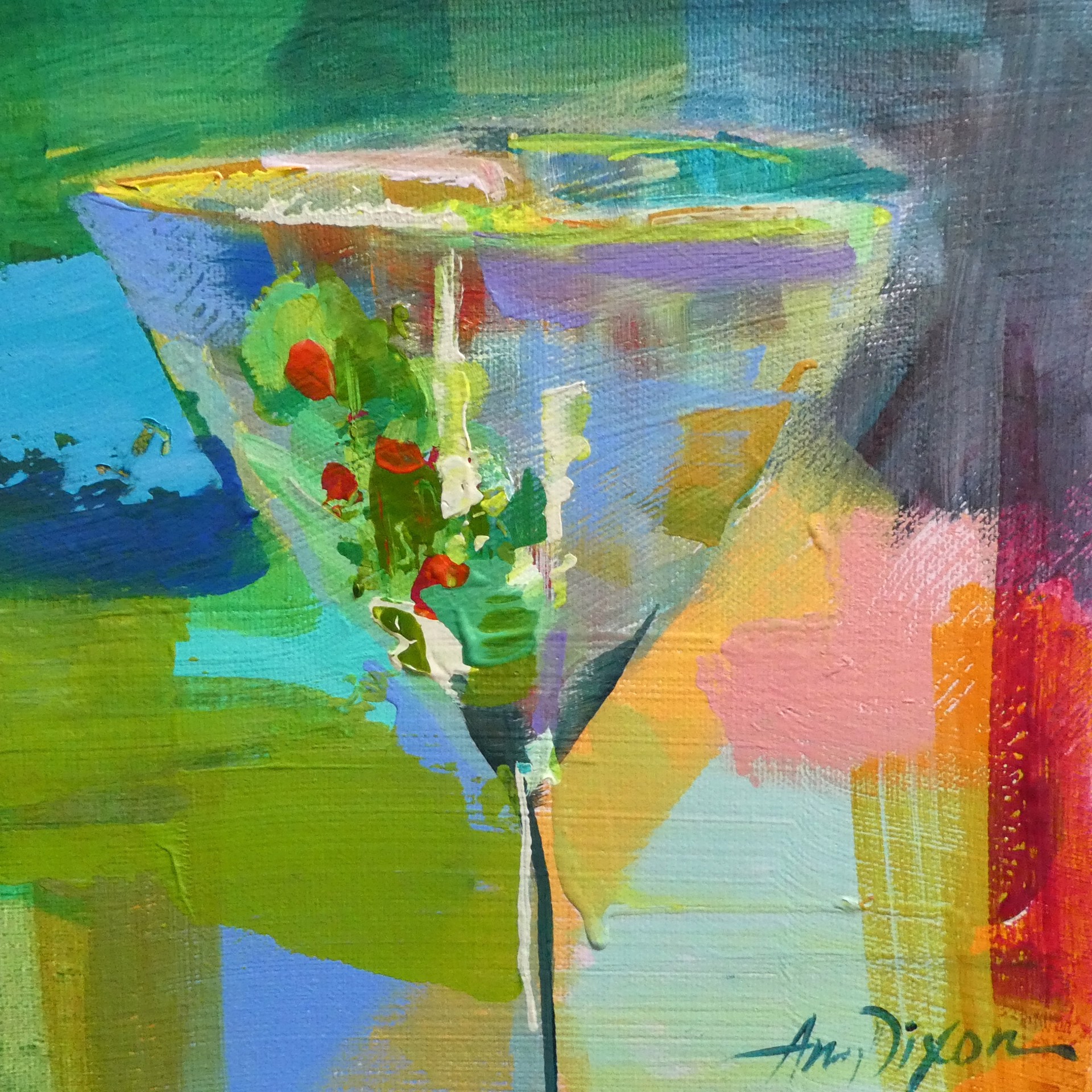Martini Bleu by Amy Dixon