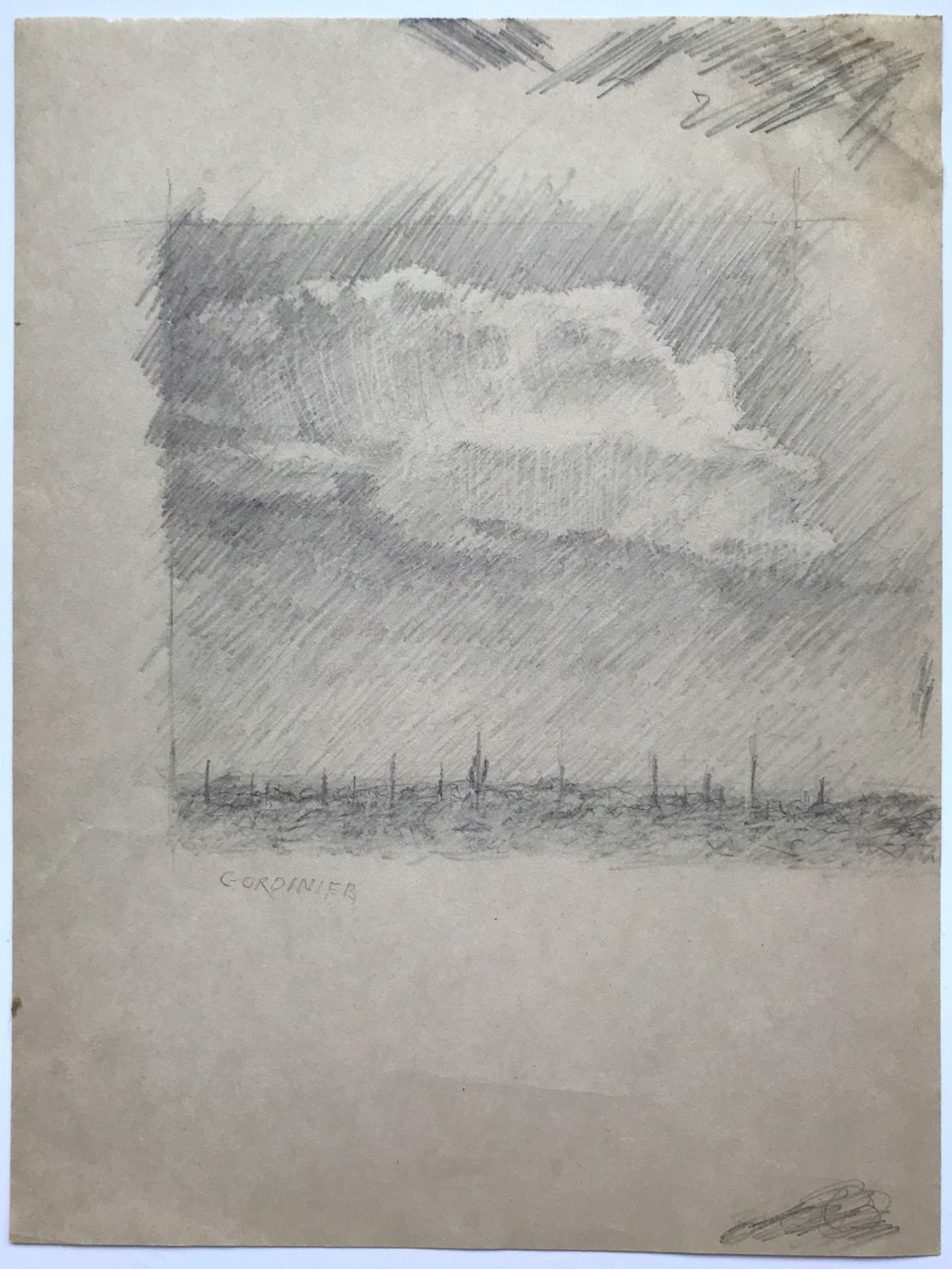 Cloud Sketch 10 by Dave Gordinier