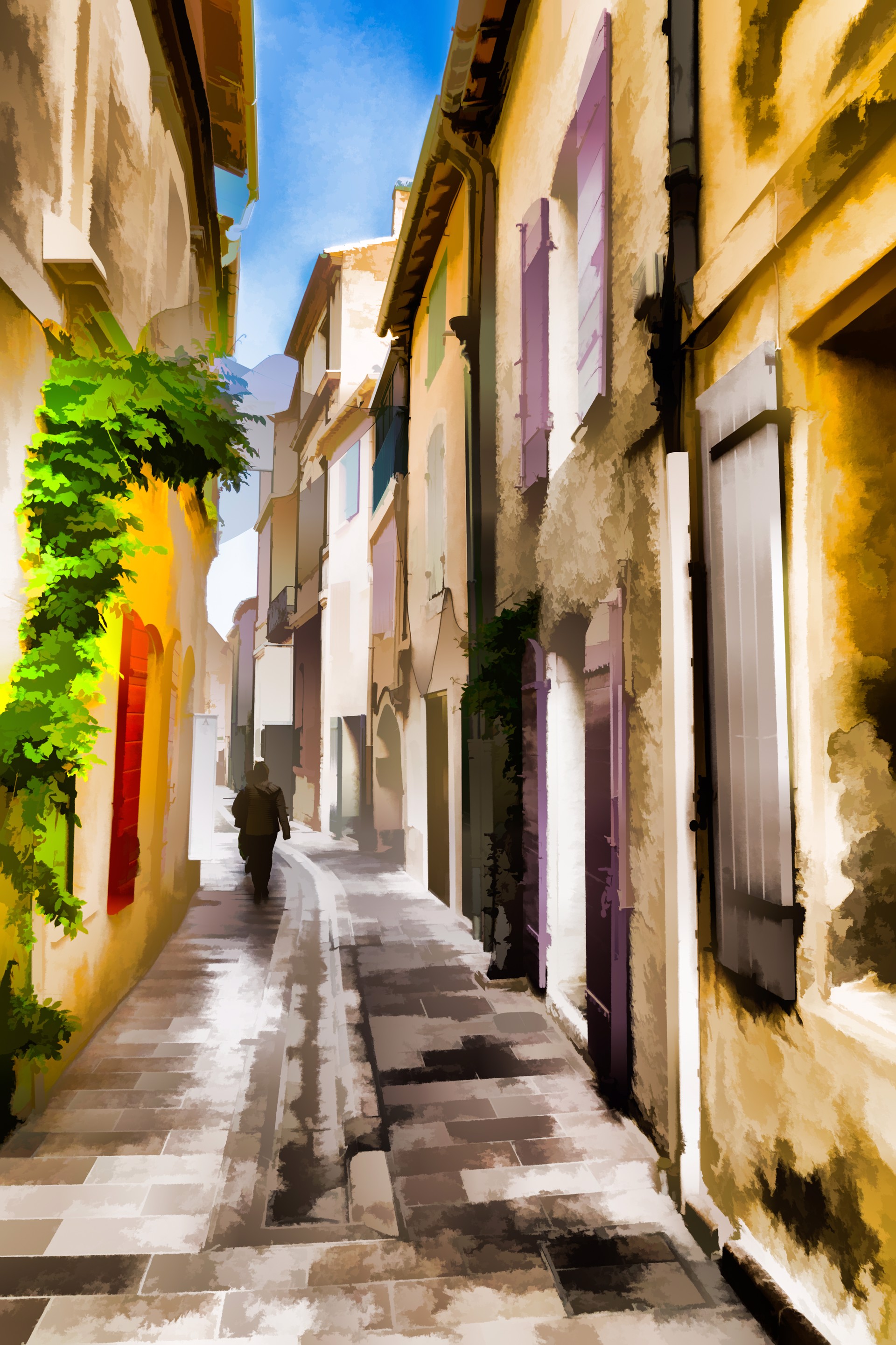 Streets of Arles (Impressions) by Arnold Abelman