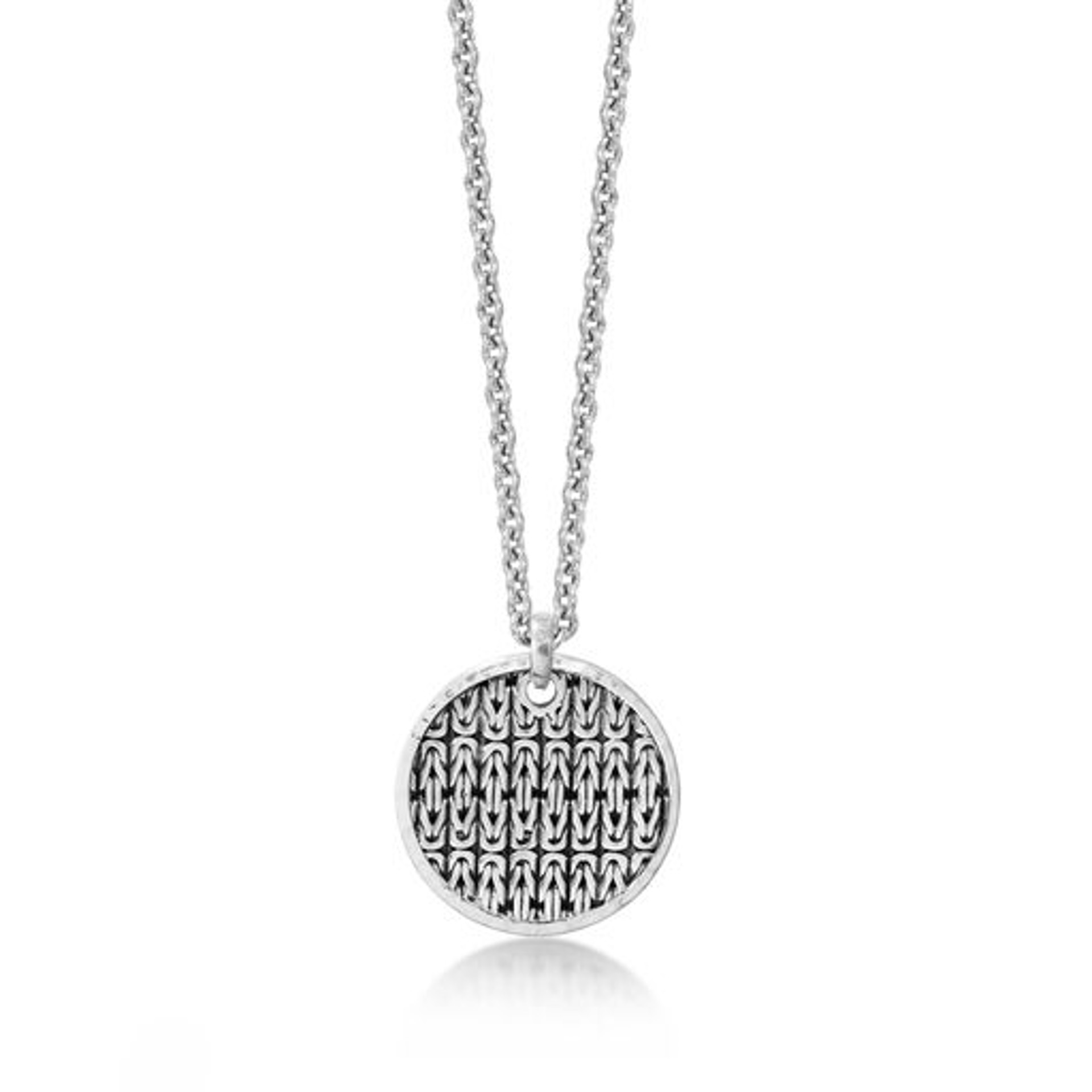 7017 Men's Silver Pendant Necklace by Lois Hill