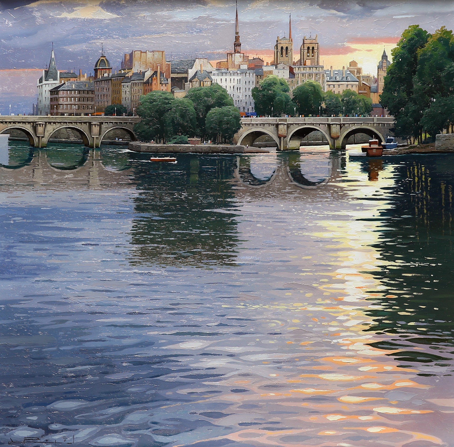 "Rio Sena - Paris" by Ramon Pujol