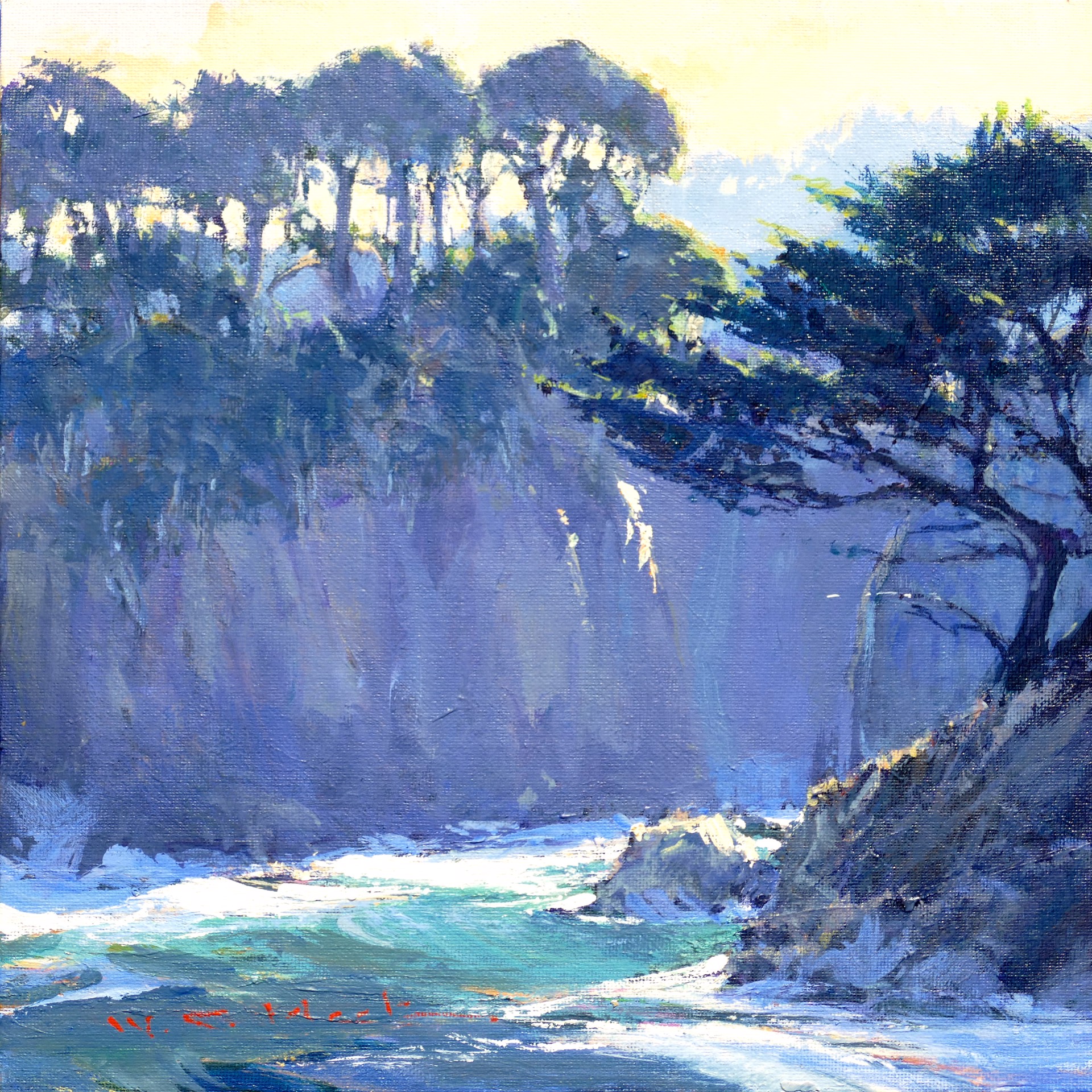 Rocky Cove by William C. Hook