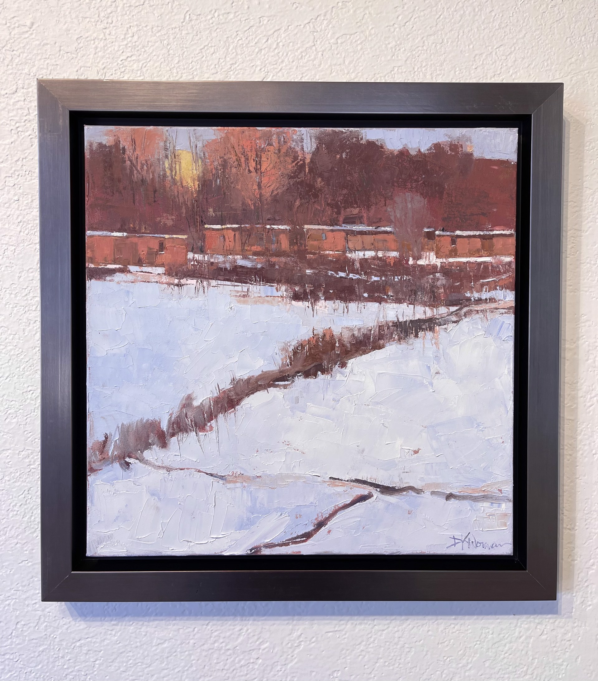 Warm Light on Snow by Dinah Worman