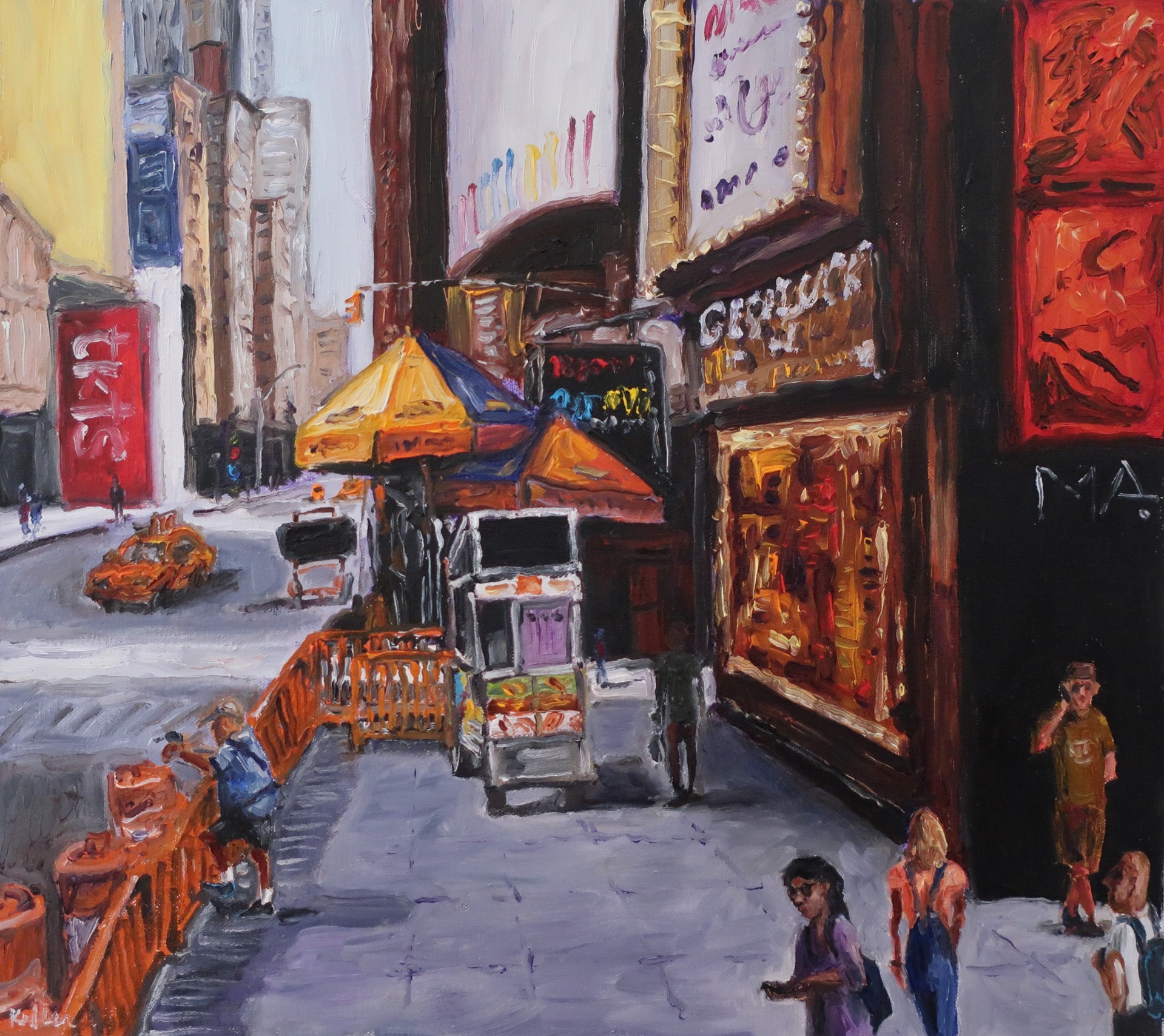 VENDOR NEAR TIMES SQUARE  by TED KELLER