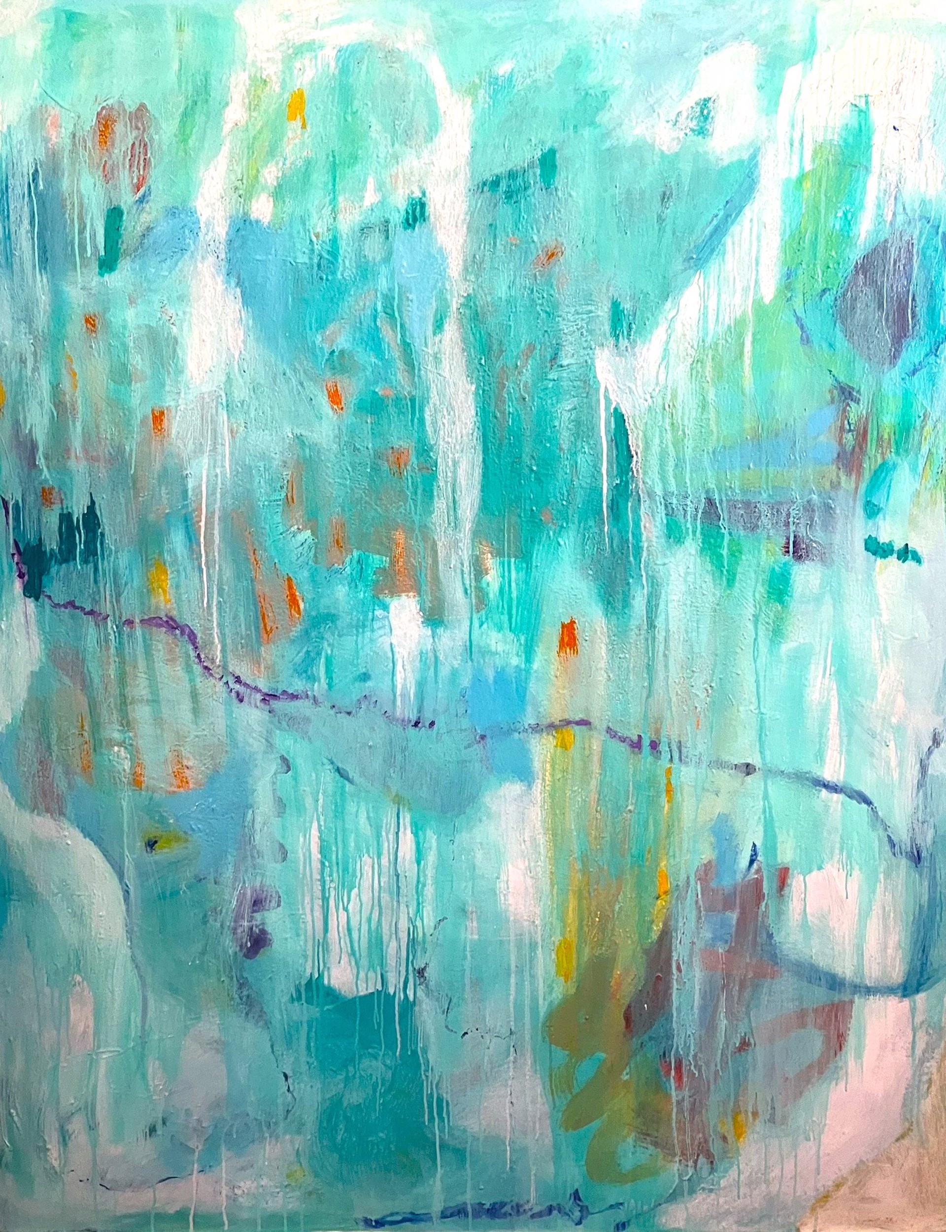 Behind the Waterfall by Susan von Gries