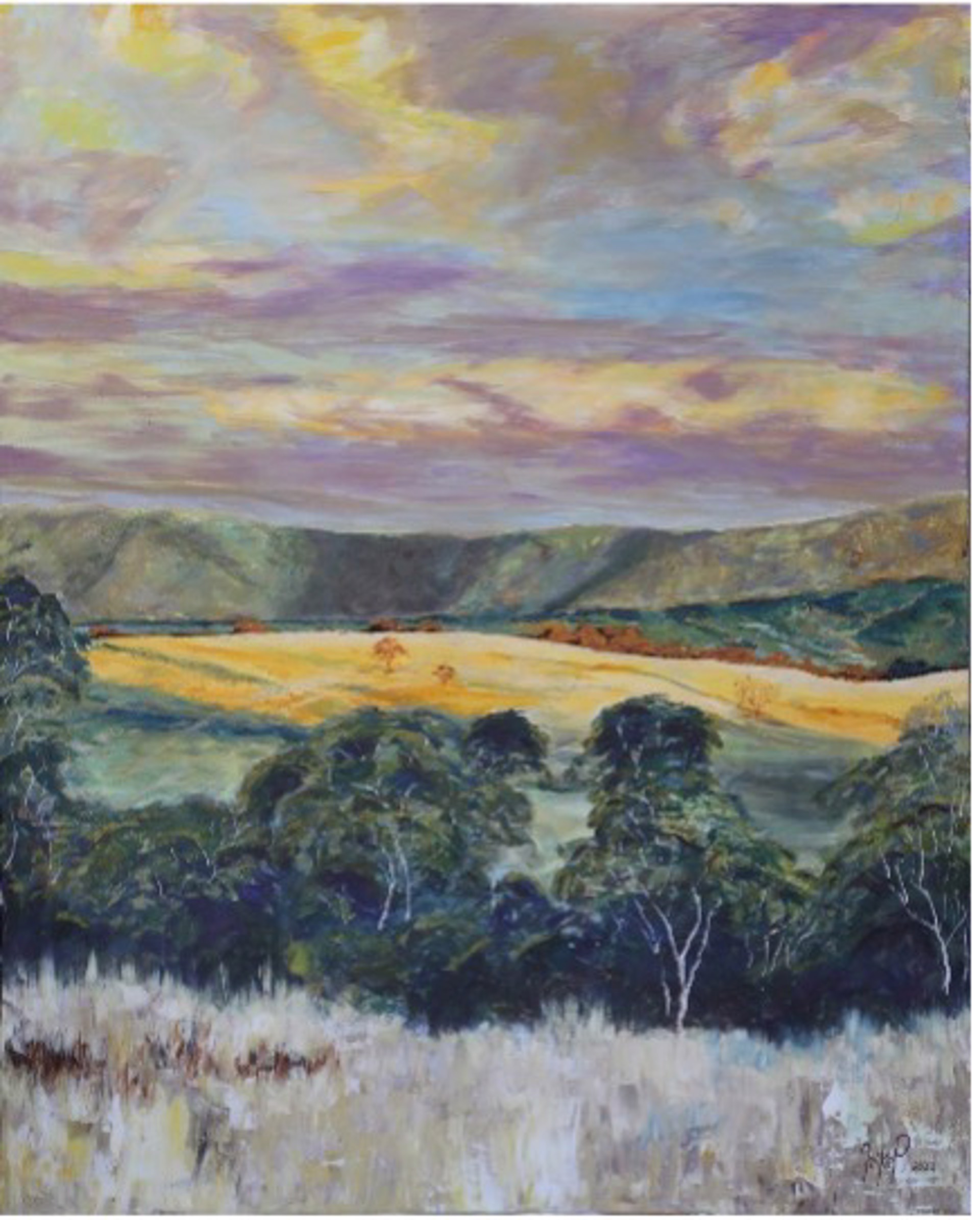EVENING NEAR TUMBARUMBA, NSW AUSTRALIA by Mike Penman