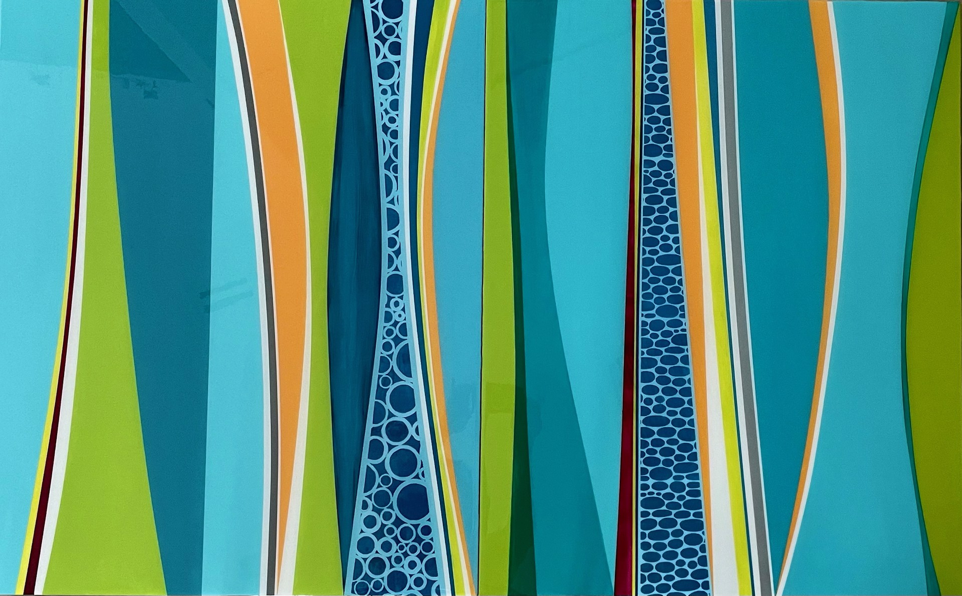 Flow Diptych by Bettina Sego