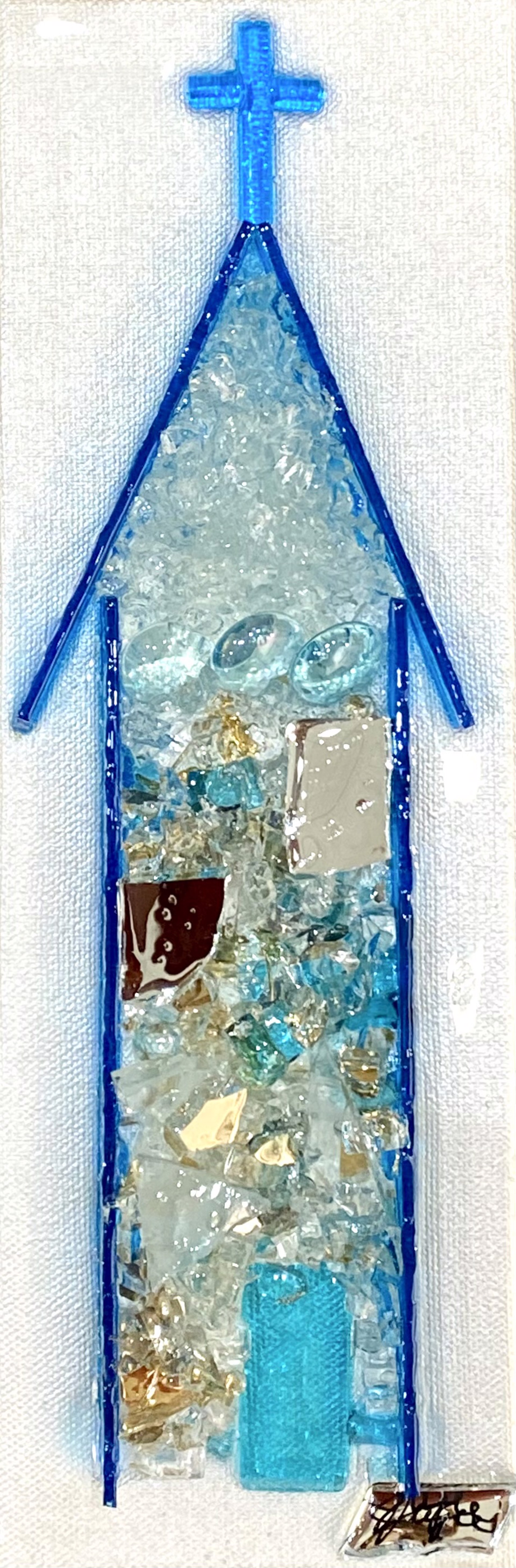 Church Turquoise by Good Juju Glass Art