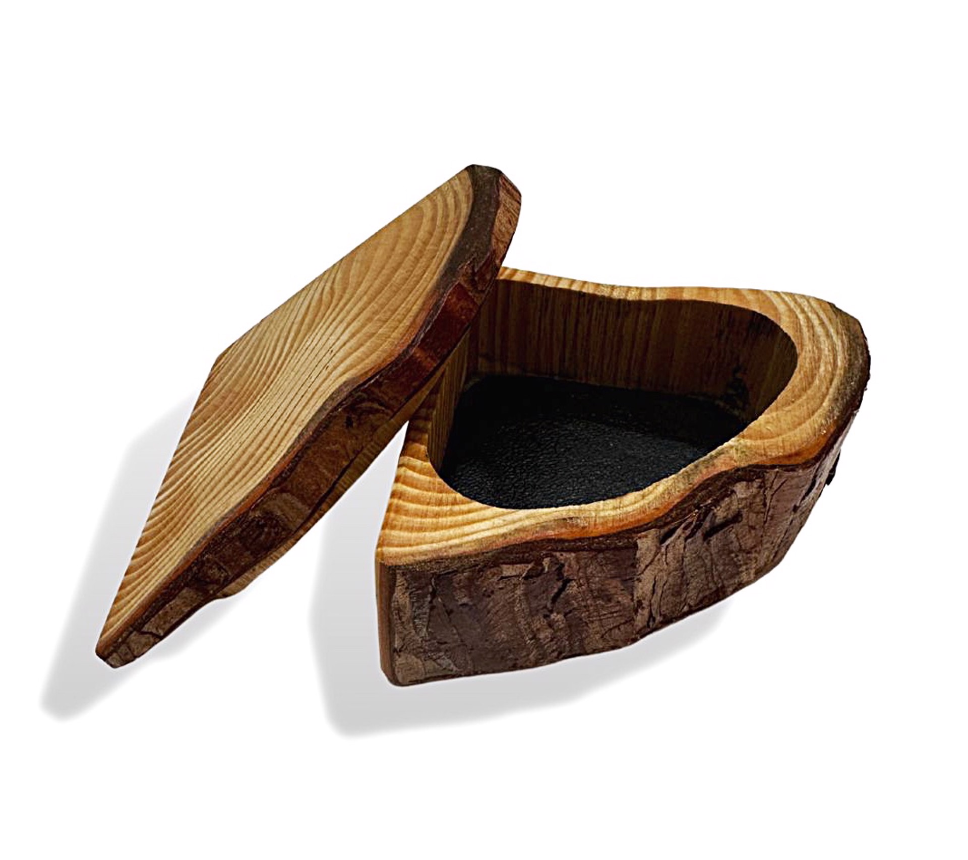 Jewelry Box - Bark Edge Redwood (small) PW27 by Steven Kale