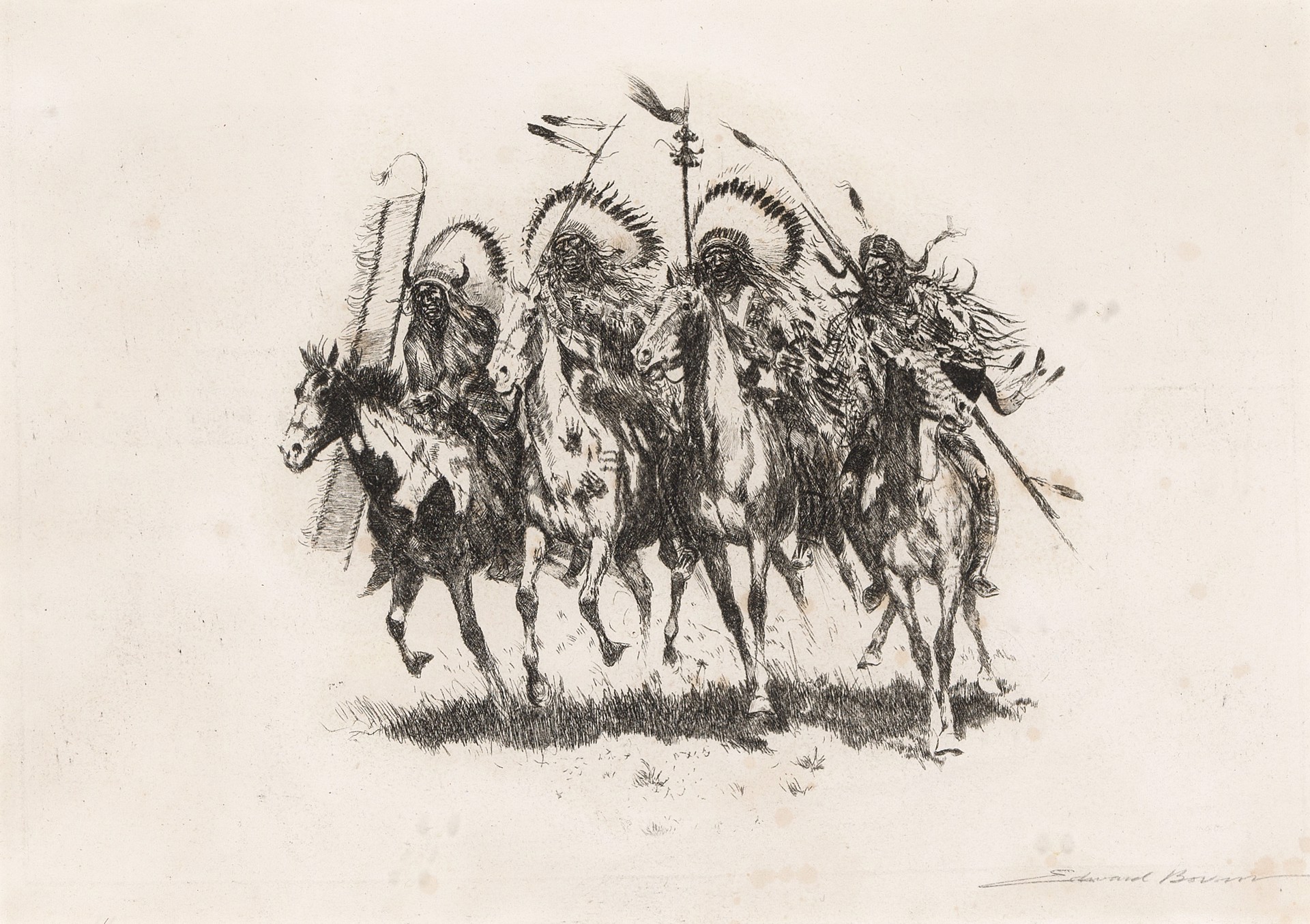 Buckskin and Feathers by Edward Borein