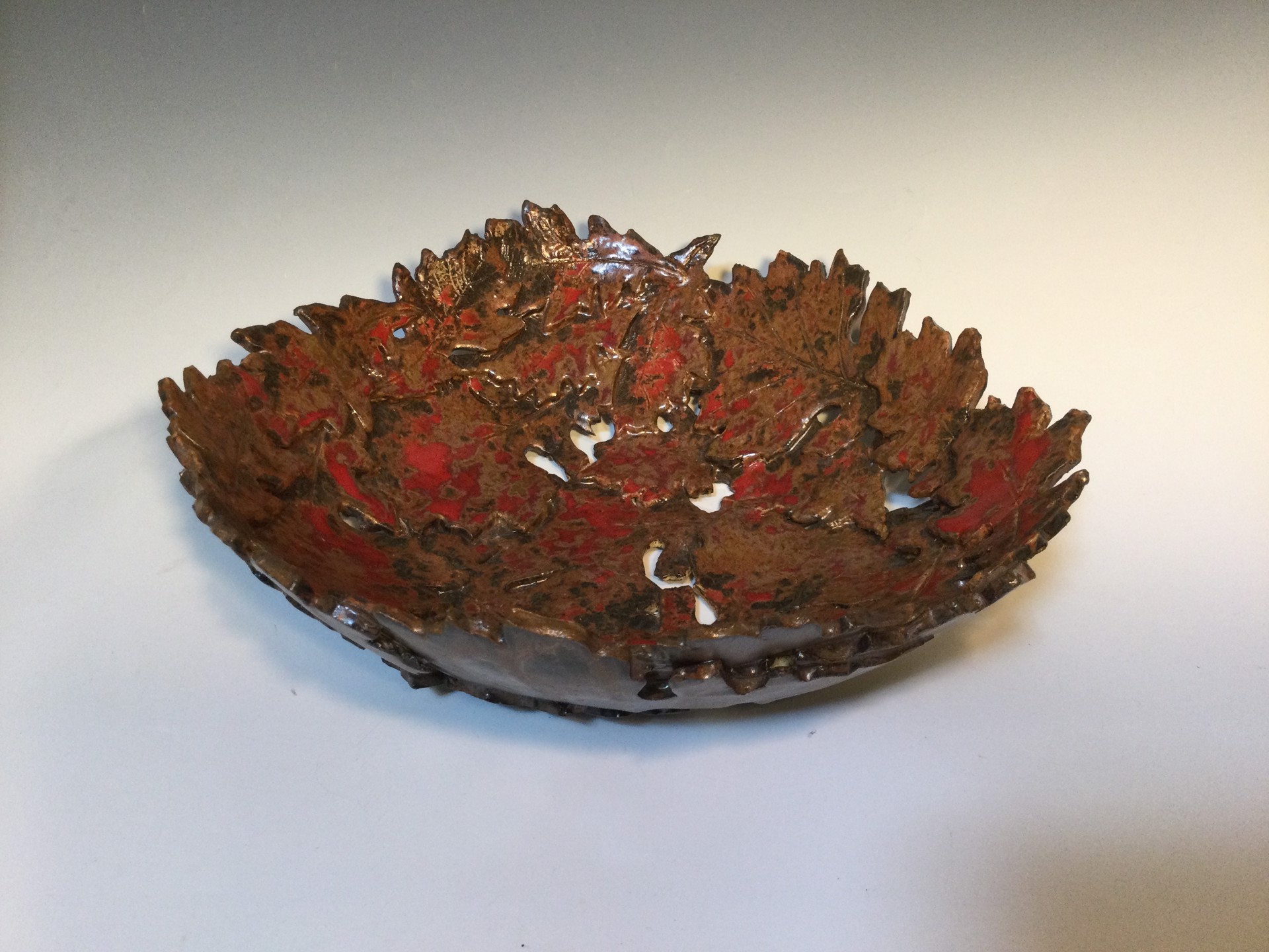 Oak Leaf Bowl by Anna M. Elrod