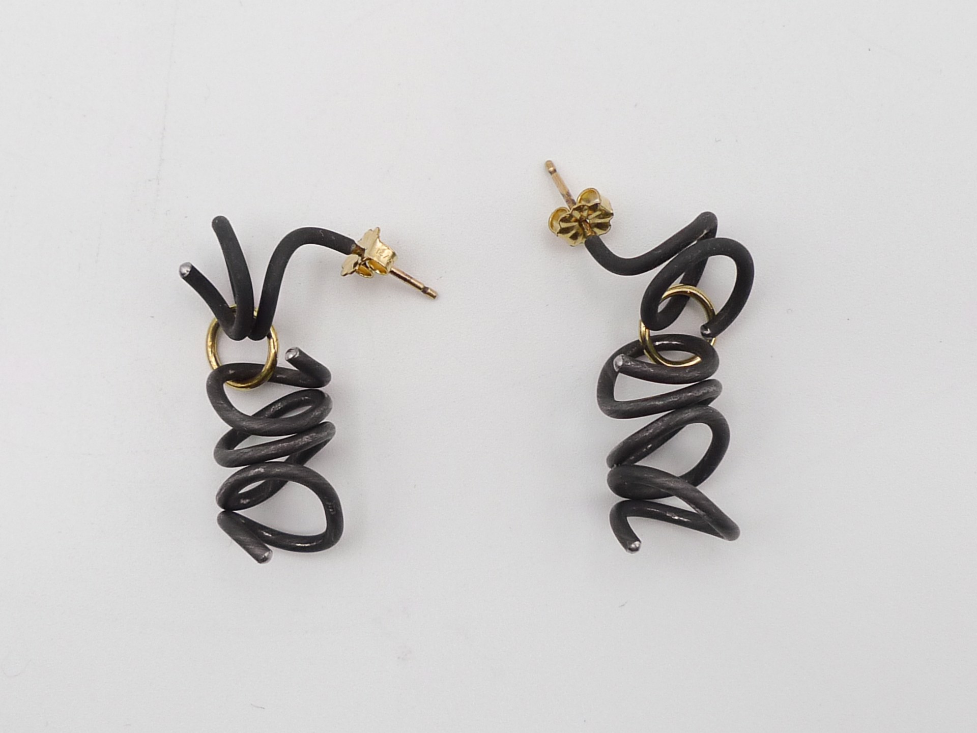 Medium Inline 2pc Dangle Post Earrings by Susanne Henry